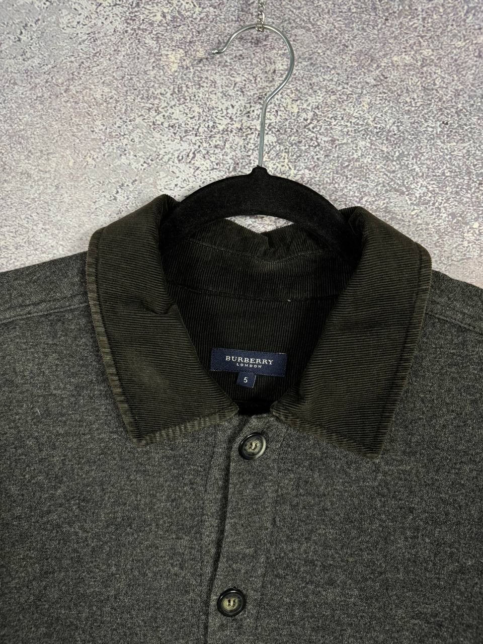 Burberry × Vintage BURBERRY Jacket Men's Lambswool Flannel Unlined Overshirt Size US L / EU 52-54 / 3 - 3 Thumbnail