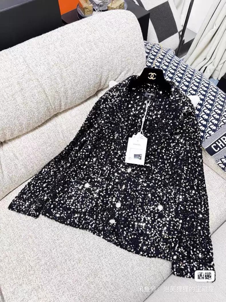 Chanel Chanel Long-sleeved cardigan with sequins coat Size XS / US 0-2 / IT 36-38 - 2 Thumbnail