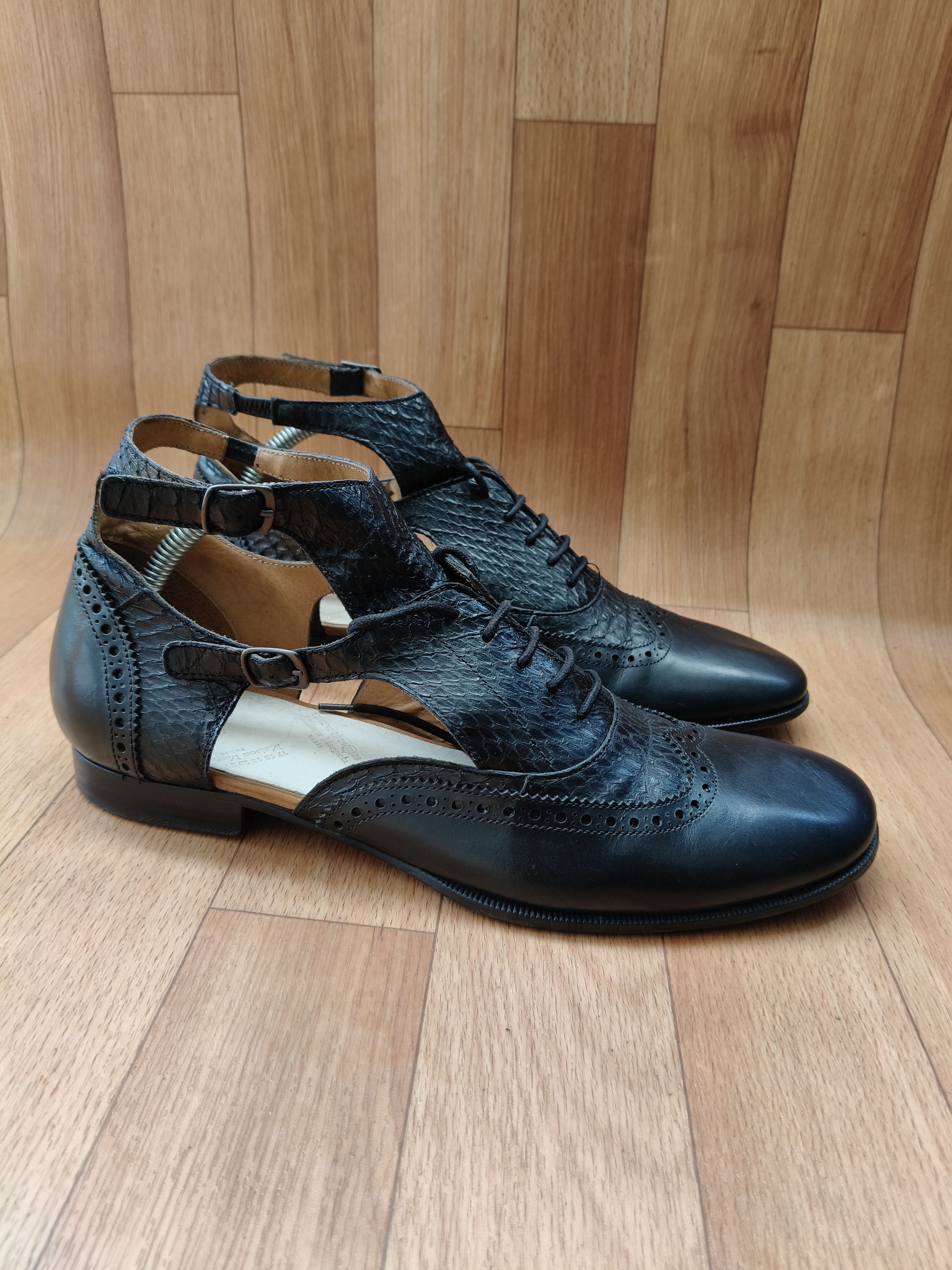 Maison Margiela 🔋🔥Maison Margiela " snakeskin - Oxfords " Size US 8 / EU 41 - 13 Thumbnail