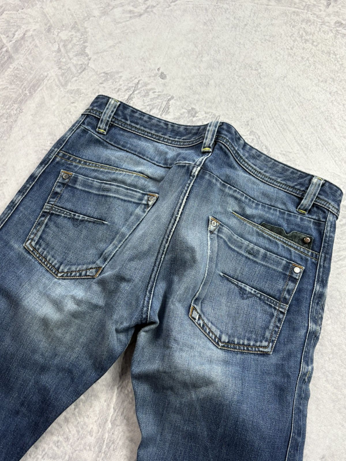Diesel VINTAGE DIESEL DARRON DENIM JEANS WASHED RETRO Size US 32 / EU 48 - 10 Thumbnail