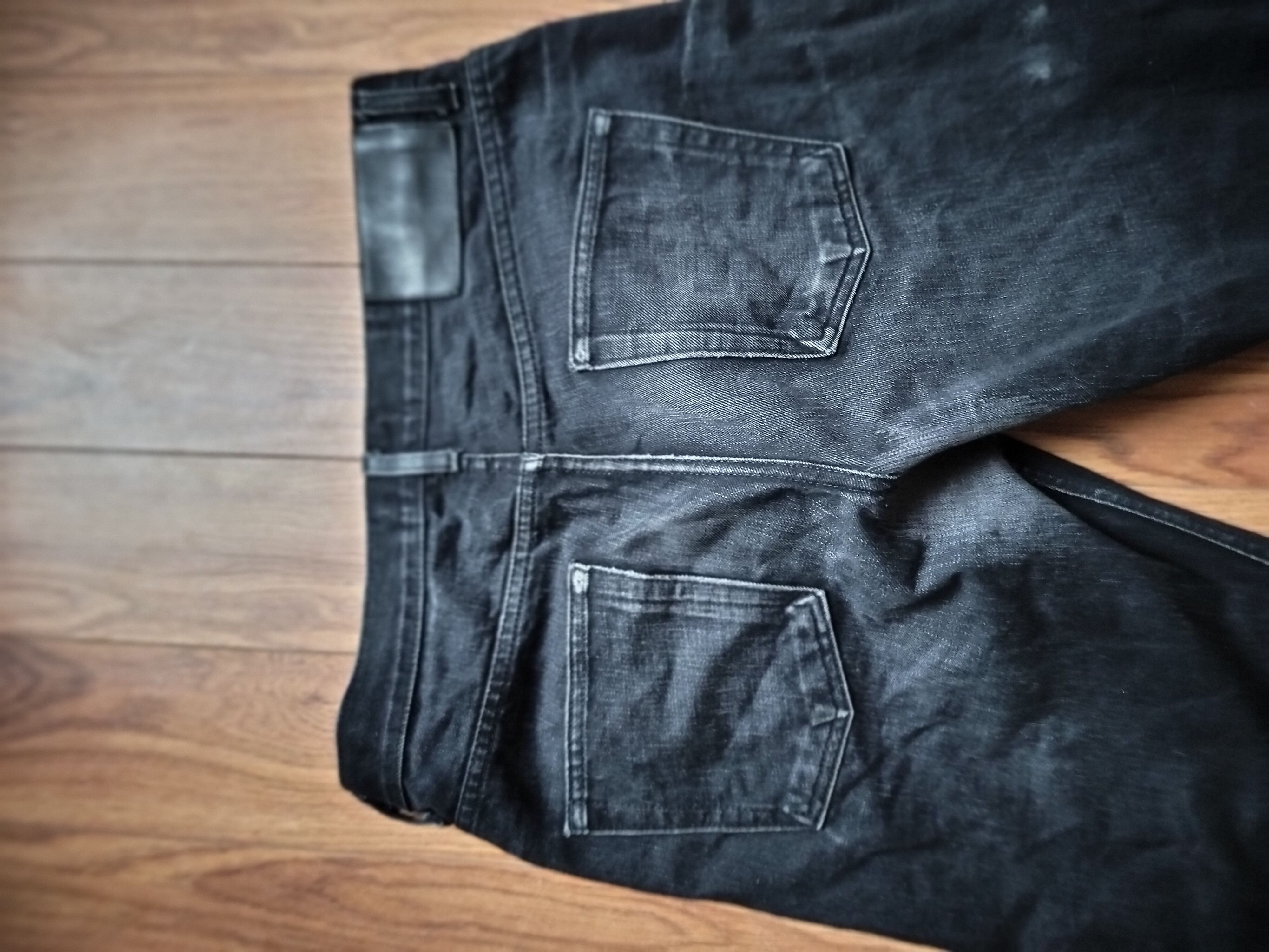 Naked & Famous Naked and Famous Black Denim Easy Guy 33 Size US 33 - 4 Thumbnail