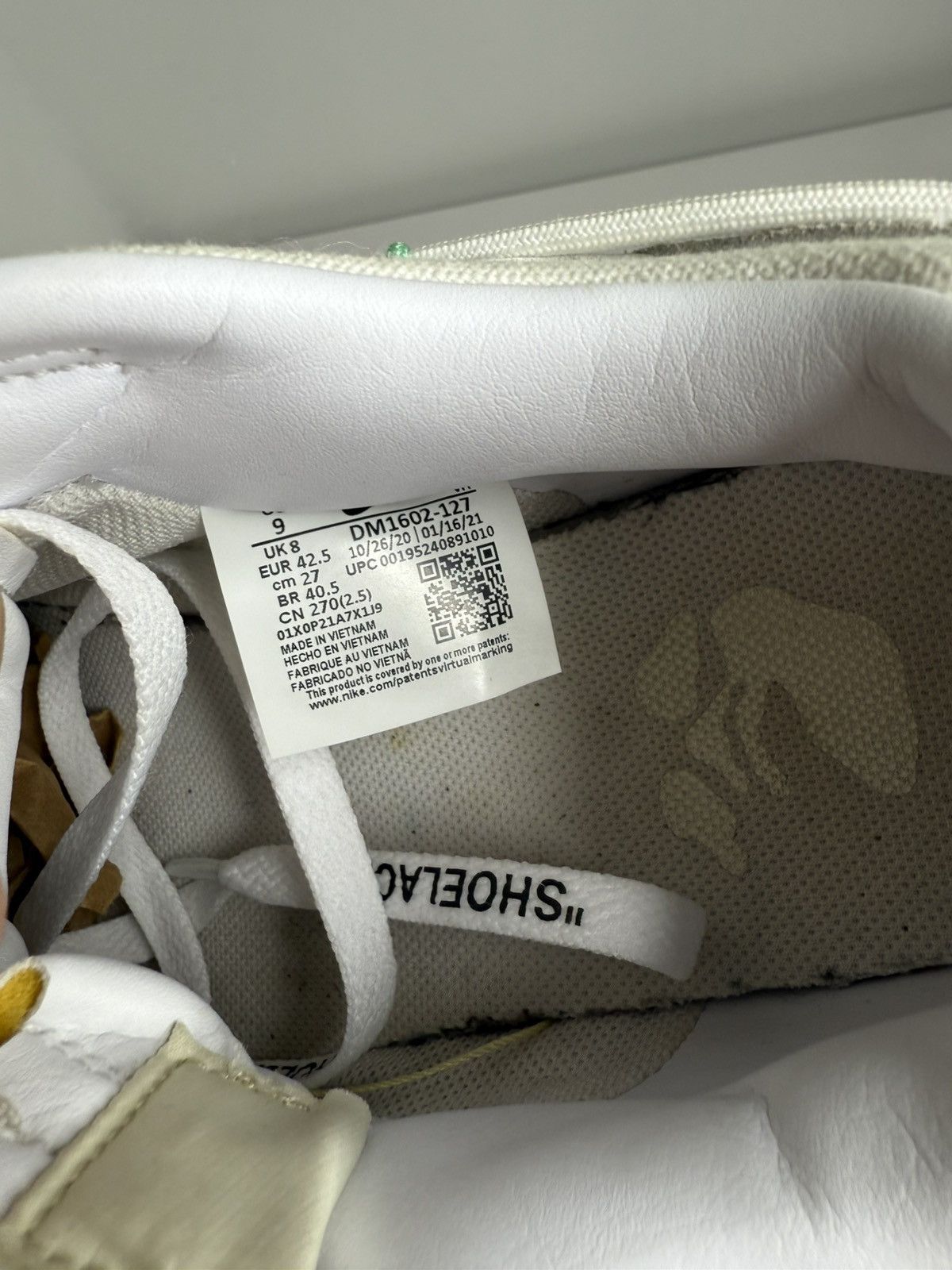 Nike × Off-White Nike Dunk Low x OW "Lot 1" (Size 9) Size US 9 / EU 42 - 5 Thumbnail
