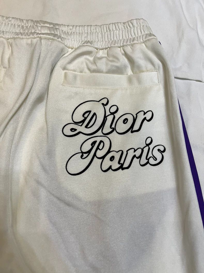 Dior DiorSize SERL co-branded white and purple printed logo shor Size US 32 / EU 48 - 4 Thumbnail