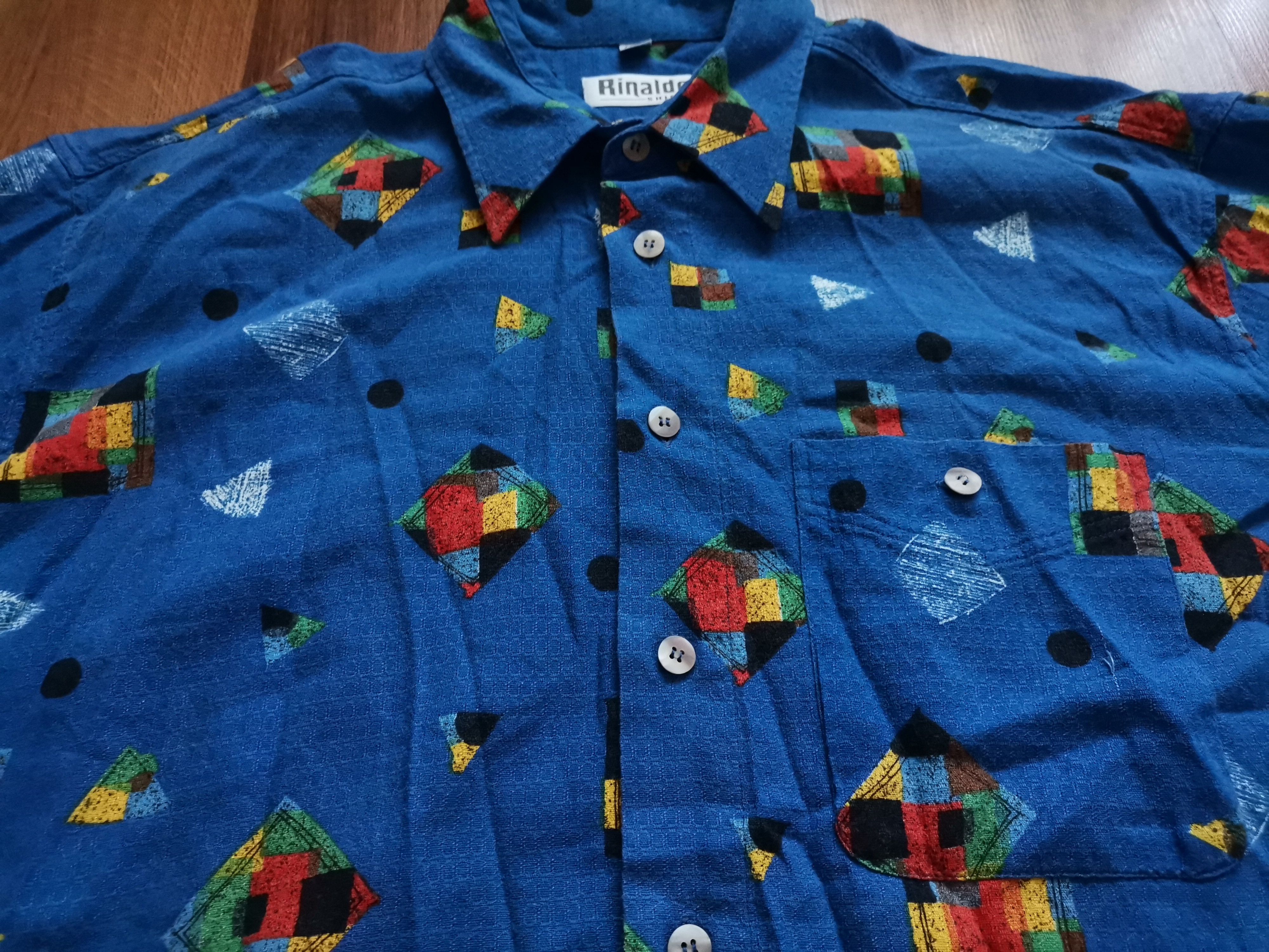 Vintage Vintage Rinaldo Shirt Size US XL / EU 56 / 4 - 2 Thumbnail