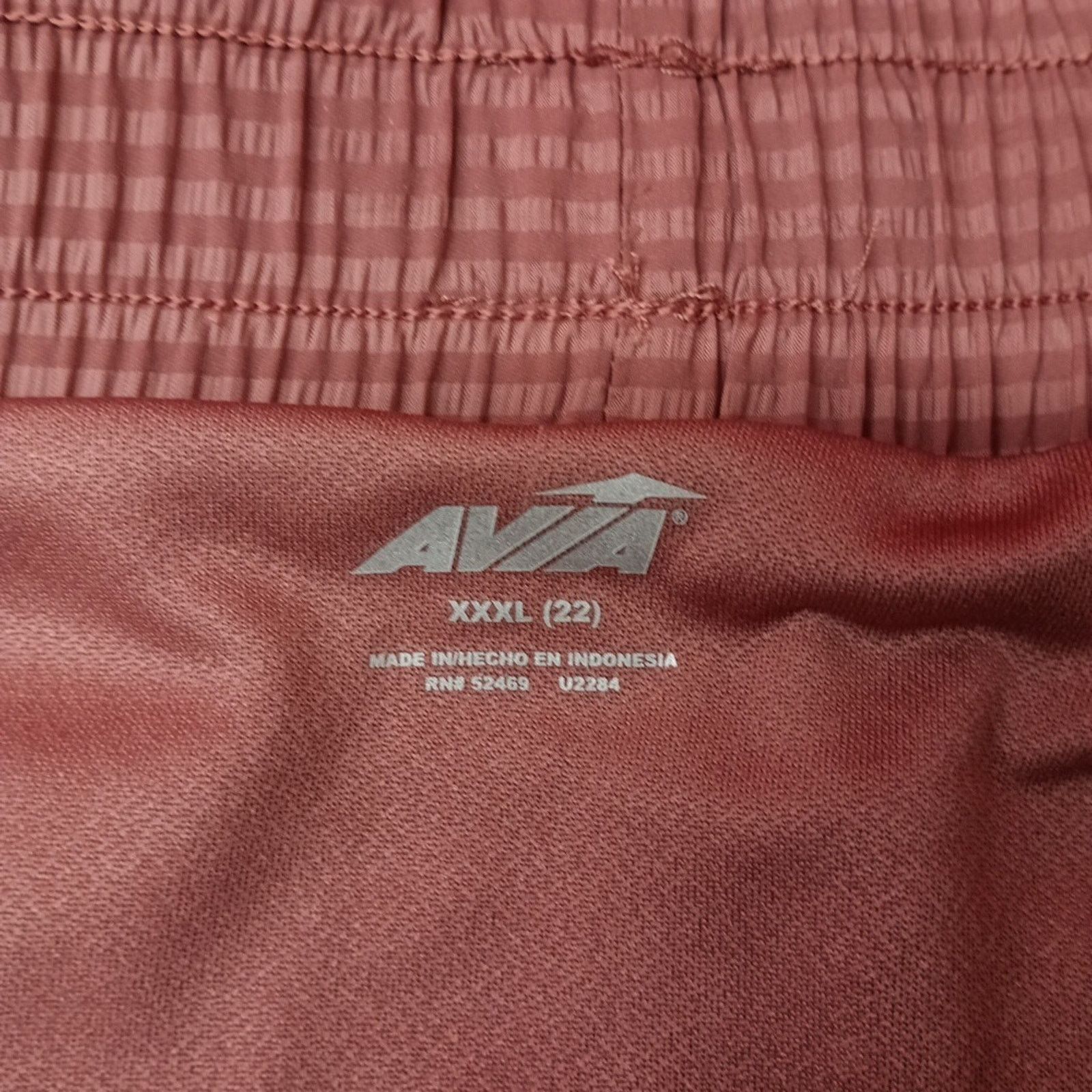 Avia Avia Run Shorts Womens Size 3XL 22 Smokey Rose Pull On Liner Size 42" / US 20 - 4 Thumbnail