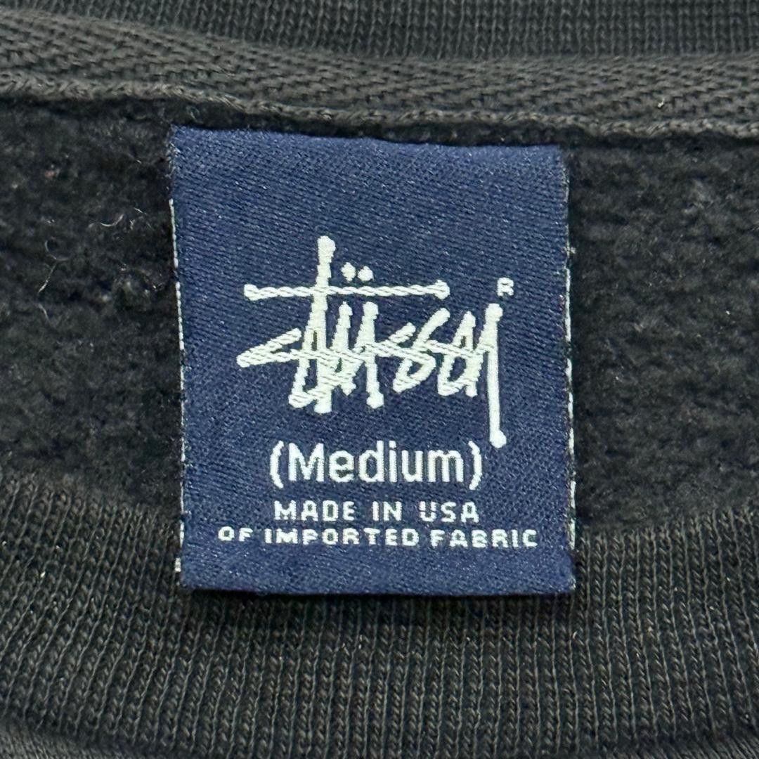 RARE🔥 VTG 90S STUSSY X NIKE AF1 SWEATSHIRT DISTRESSED FADED