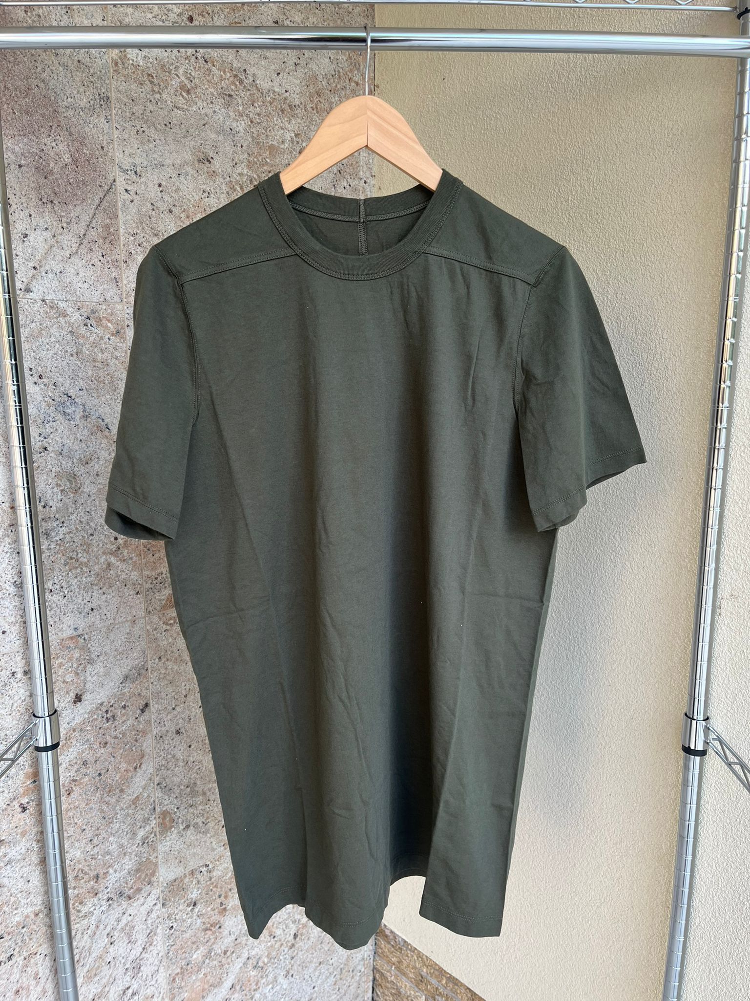 Rick Owens Mainline Level T-Shirt in Green Size US M / EU 48-50 / 2 - 2 Thumbnail