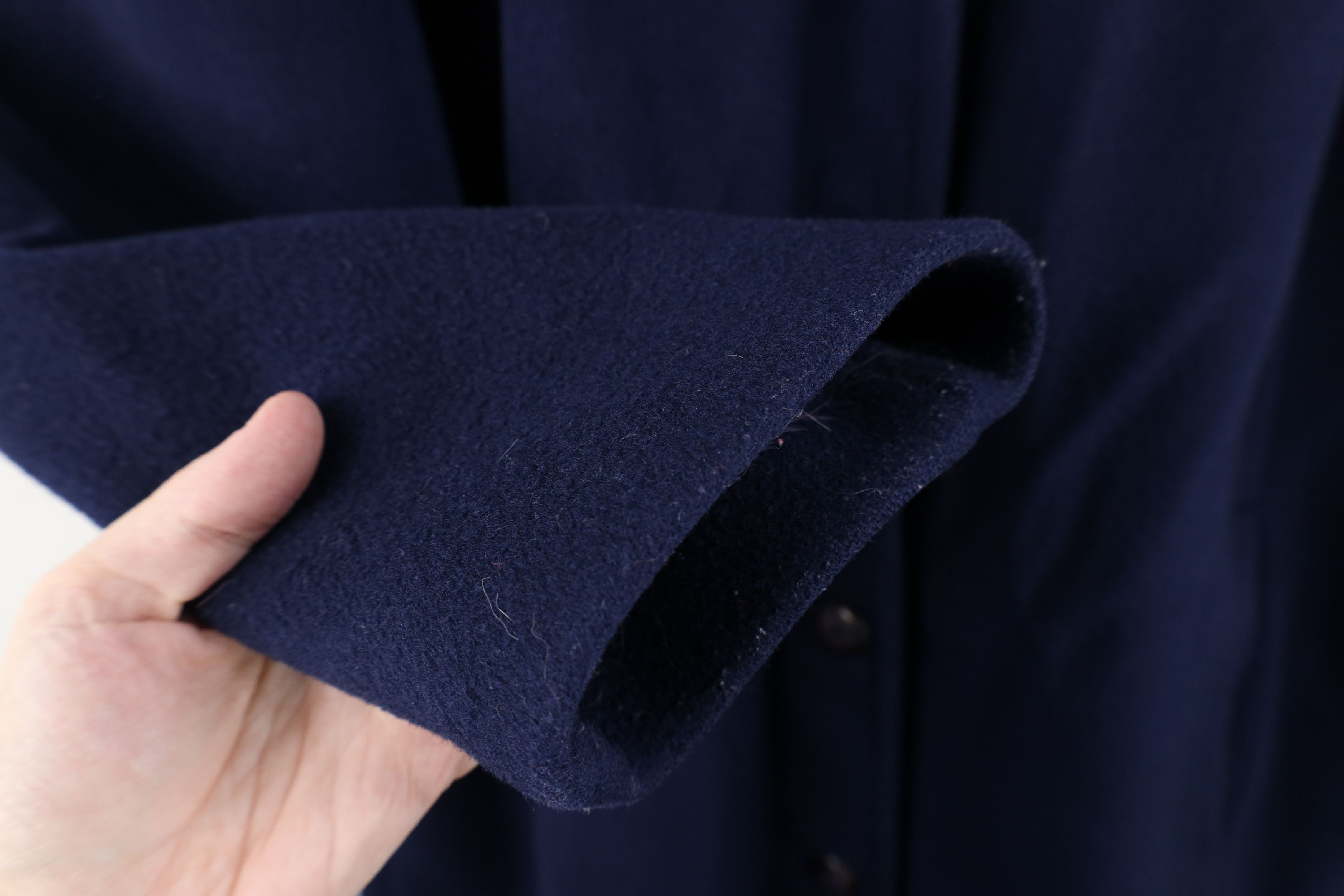 Pendleton Vintage 90s Pendleton Heavy Wool Trench Coat Jacket Blue USA Size XL / US 12-14 / IT 48-50 - 7 Thumbnail