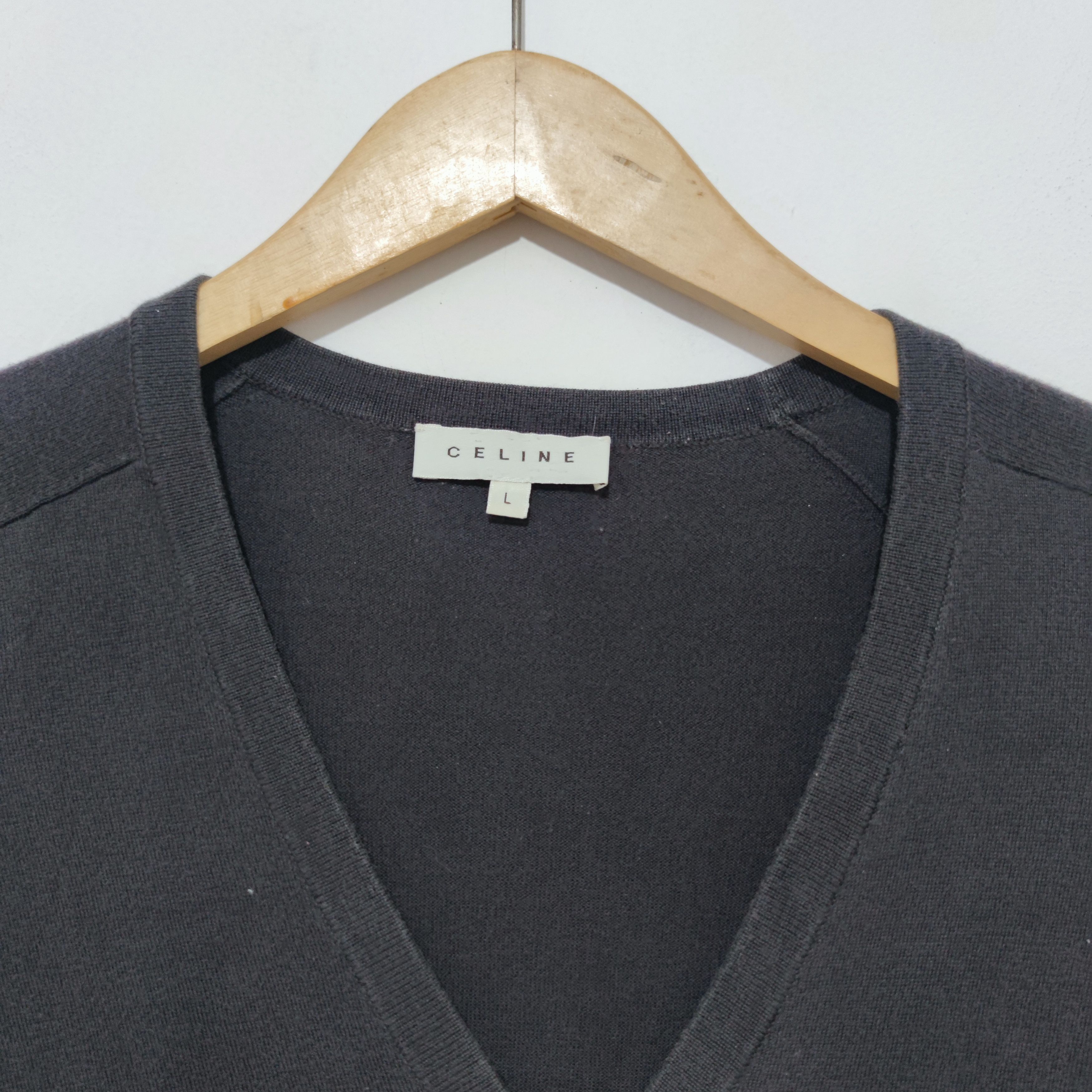 Celine CELINE Cardigan Vintage Size L / US 10 / IT 46 - 6 Thumbnail