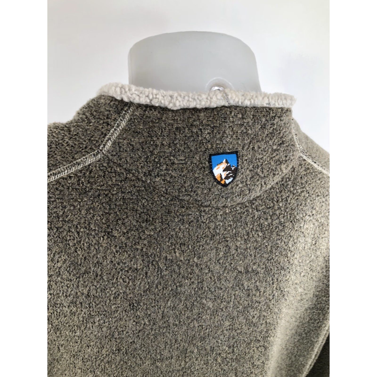 Vintage KUHL ALFPACA FLEECE - Mens XXL Sweater Shirt Pullover 2XL Greenish Grayish Brownish Knit Fleece Mens Size US XXL / EU 58 / 5 - 6 Thumbnail