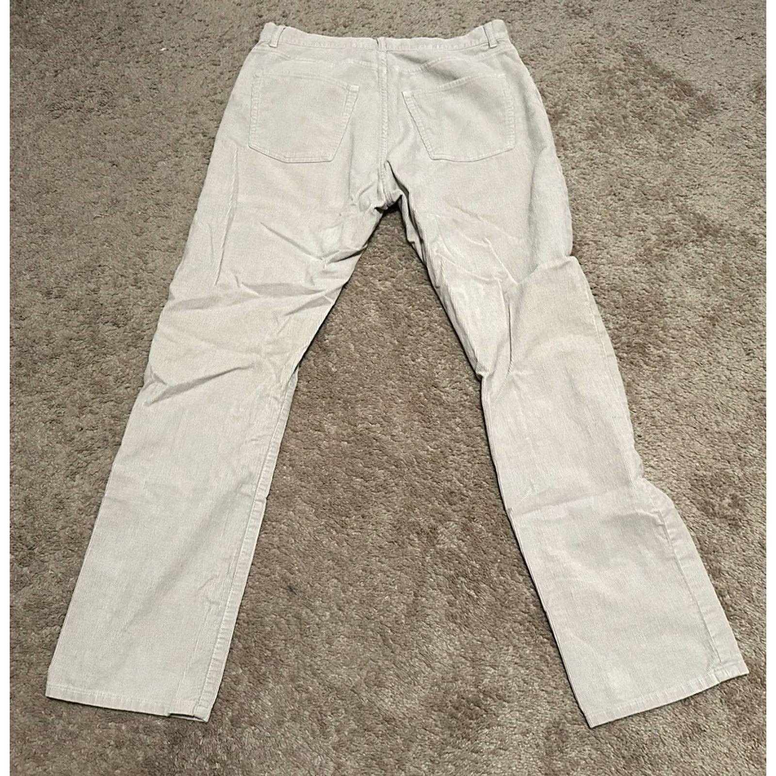 Polo Ralph Lauren VINTAGE Polo Ralph Lauren Corduroy Pants Mens 32x31 Beige Stretch Straight Fit Size US XS / EU 42 / 0 - 3 Thumbnail