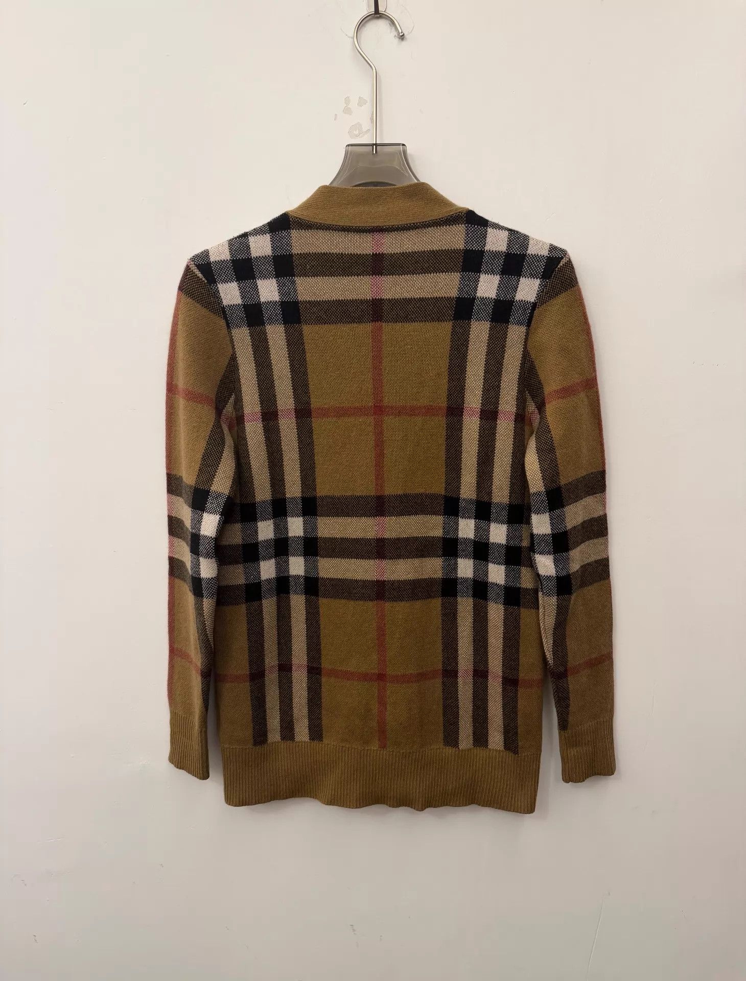 Burberry Burberry Check Wool-Cashmere Sweater Women's XS Size XS / US 0-2 / IT 36-38 - 2 Thumbnail