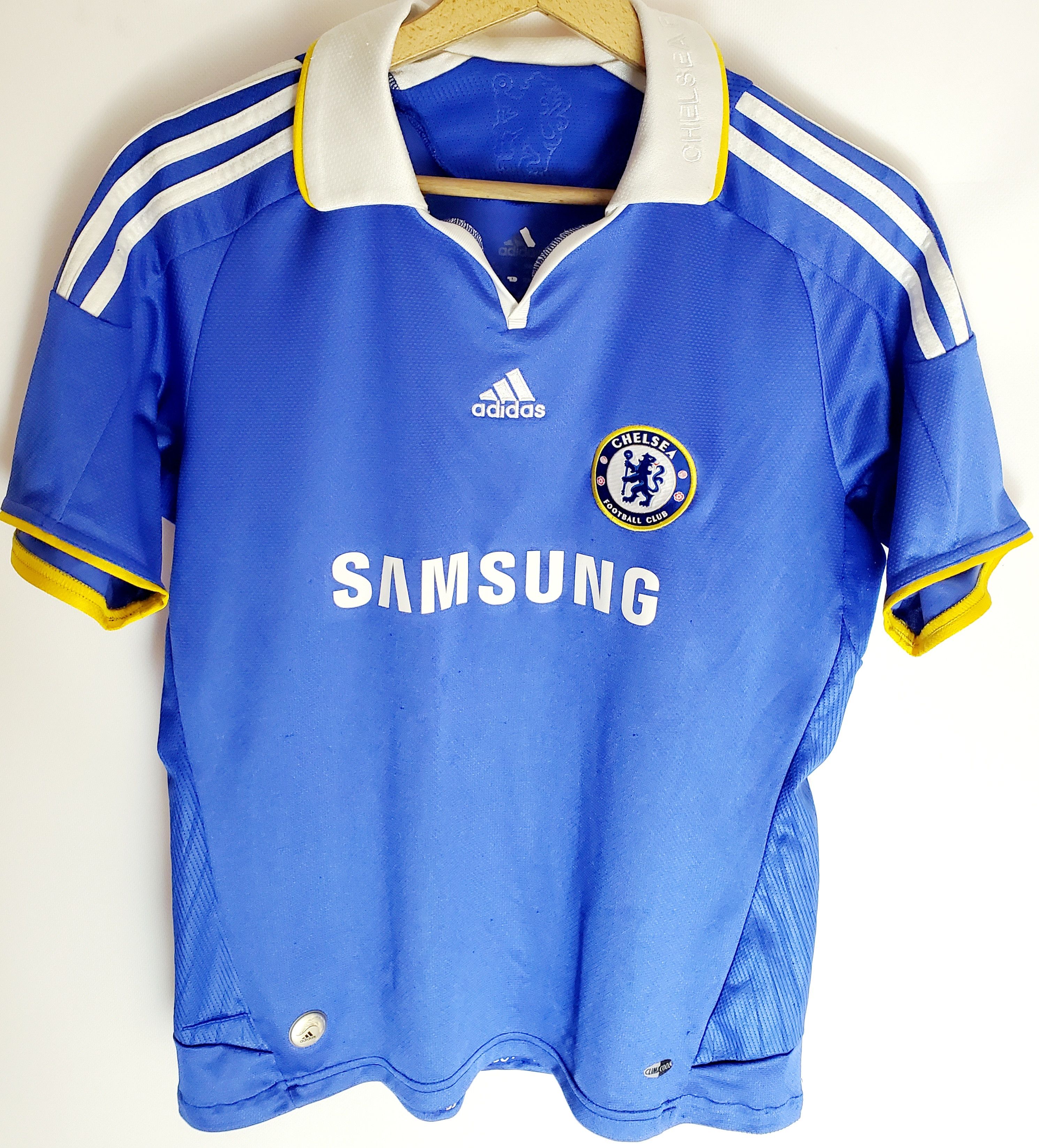 Adidas × Chelsea Soccer 2008-09 Chelsea adidas Womens Home Shirt J.Cole #10 M Size M / US 6-8 / IT 42-44 - 1 Thumbnail