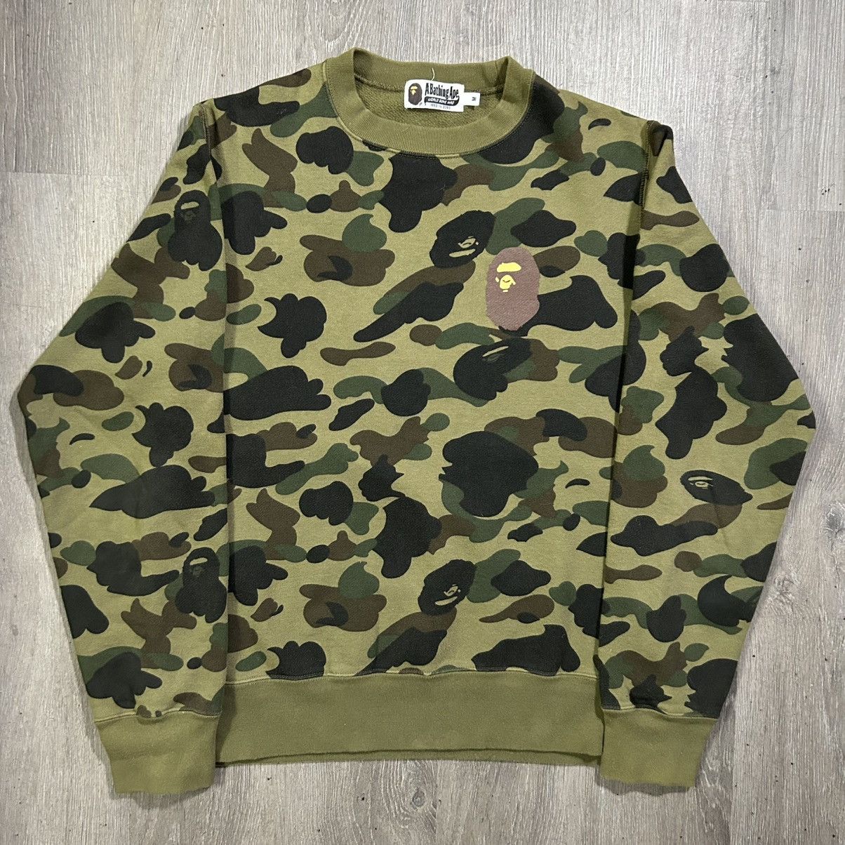 Bape BAPE 1st Camo Ape Head Sweatshirt Size US M / EU 48-50 / 2 - 1 Thumbnail