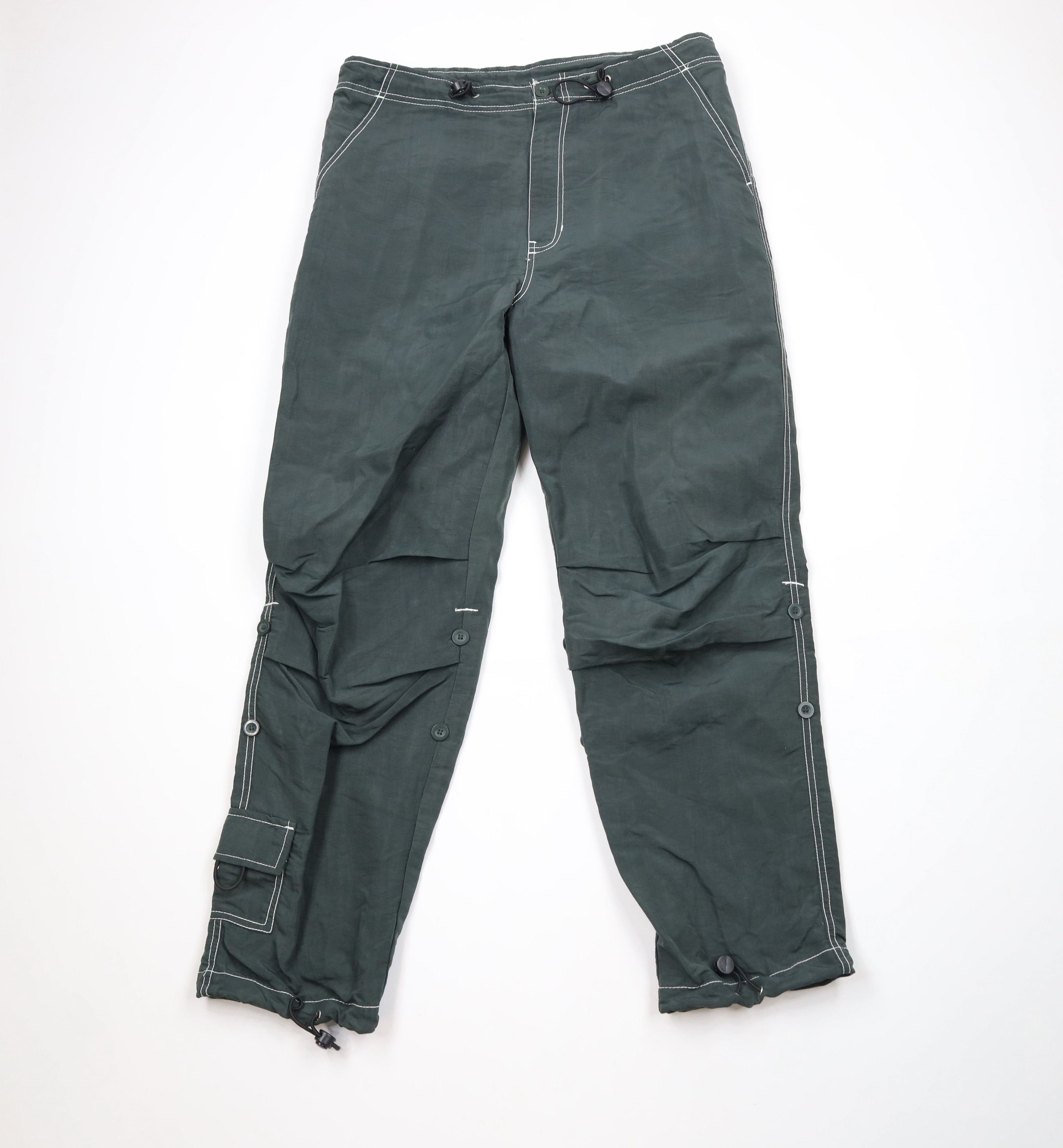 Vintage Vintage 90s Y2K Streetwear Cuff Windbreaker Capris Pants Size US 34 / EU 50 - 1 Thumbnail