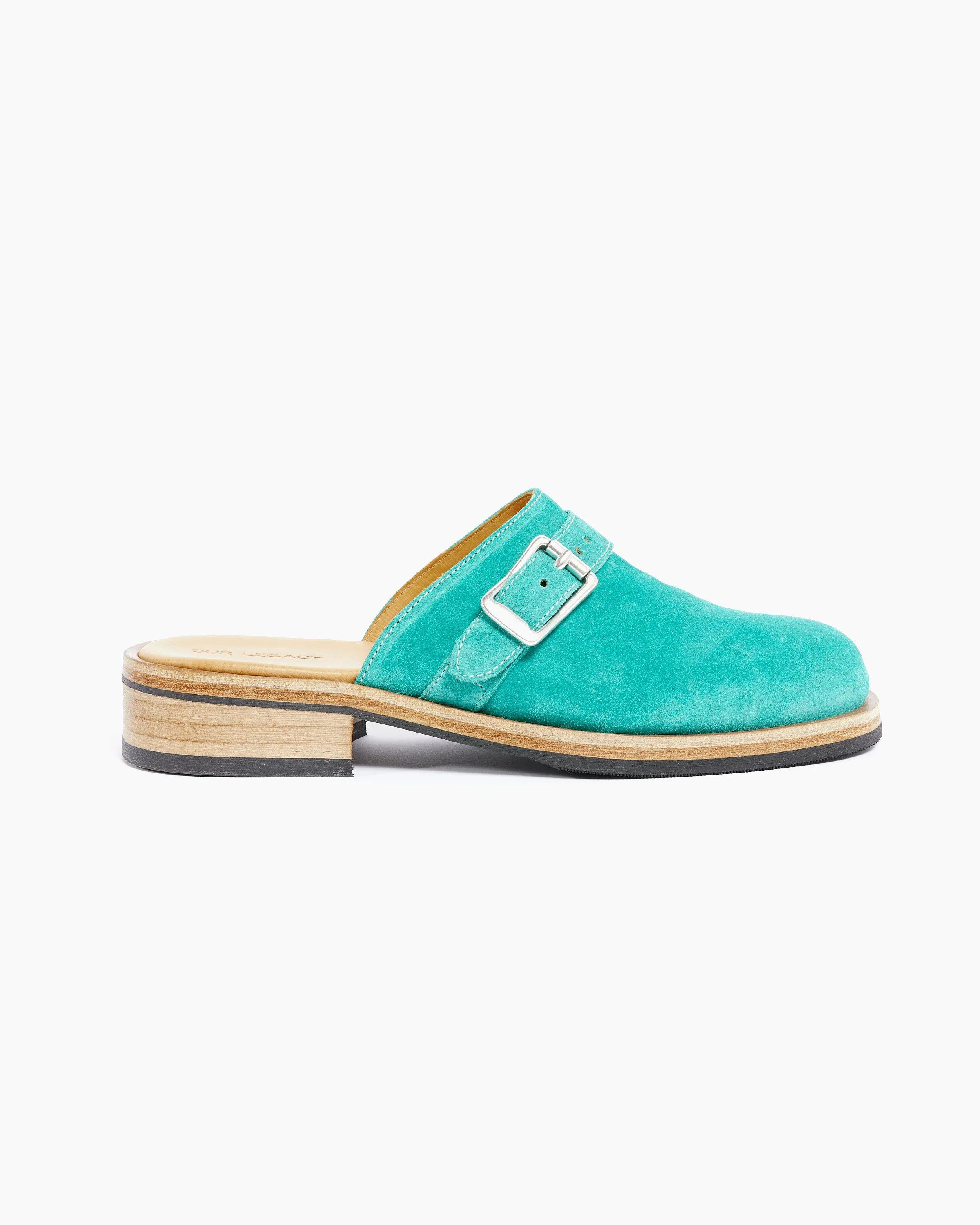 image of Our Legacy O1Mle0424 Camion Mule Shoes In Green, Men's (Size 8)