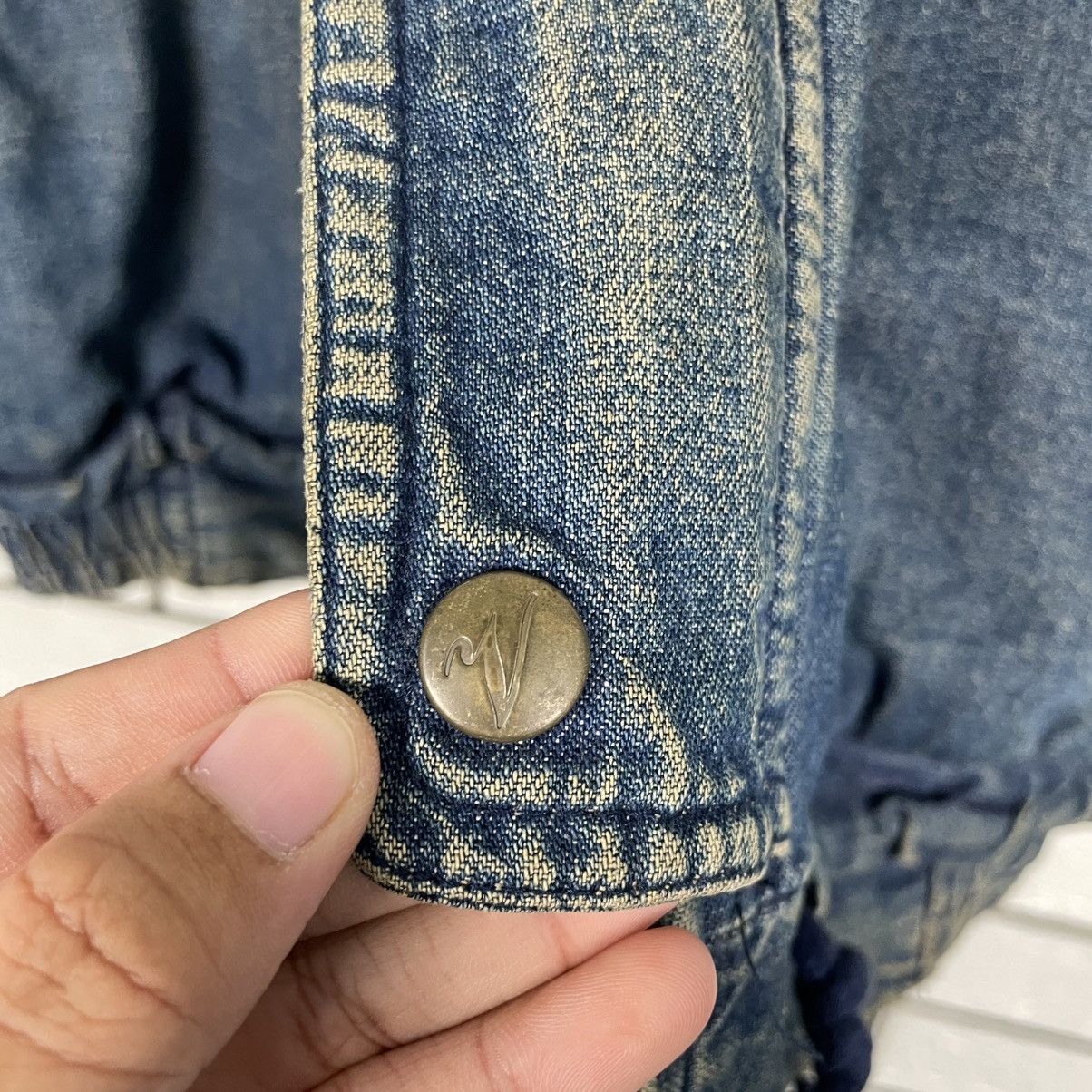 Japanese Brand Ruck Dam Biker Indigo Denim Jacket Size US L / EU 52-54 / 3 - 14 Thumbnail