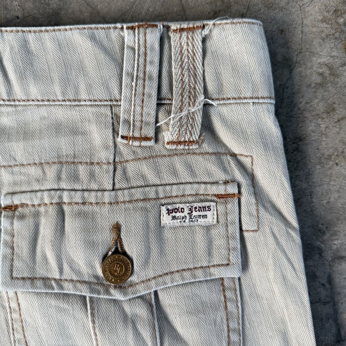 Polo Ralph Lauren Vintage Polo Ralph Lauren Flare Boot cut Cargo Pants Size US 29 - 11 Thumbnail