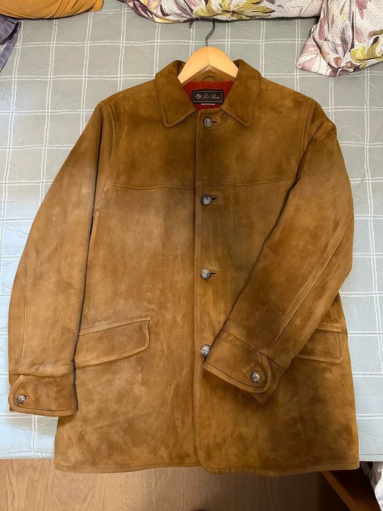 Loro Piana LORO PIANA Men's suede leather jackets Size US L / EU 52-54 / 3 - 1 Thumbnail