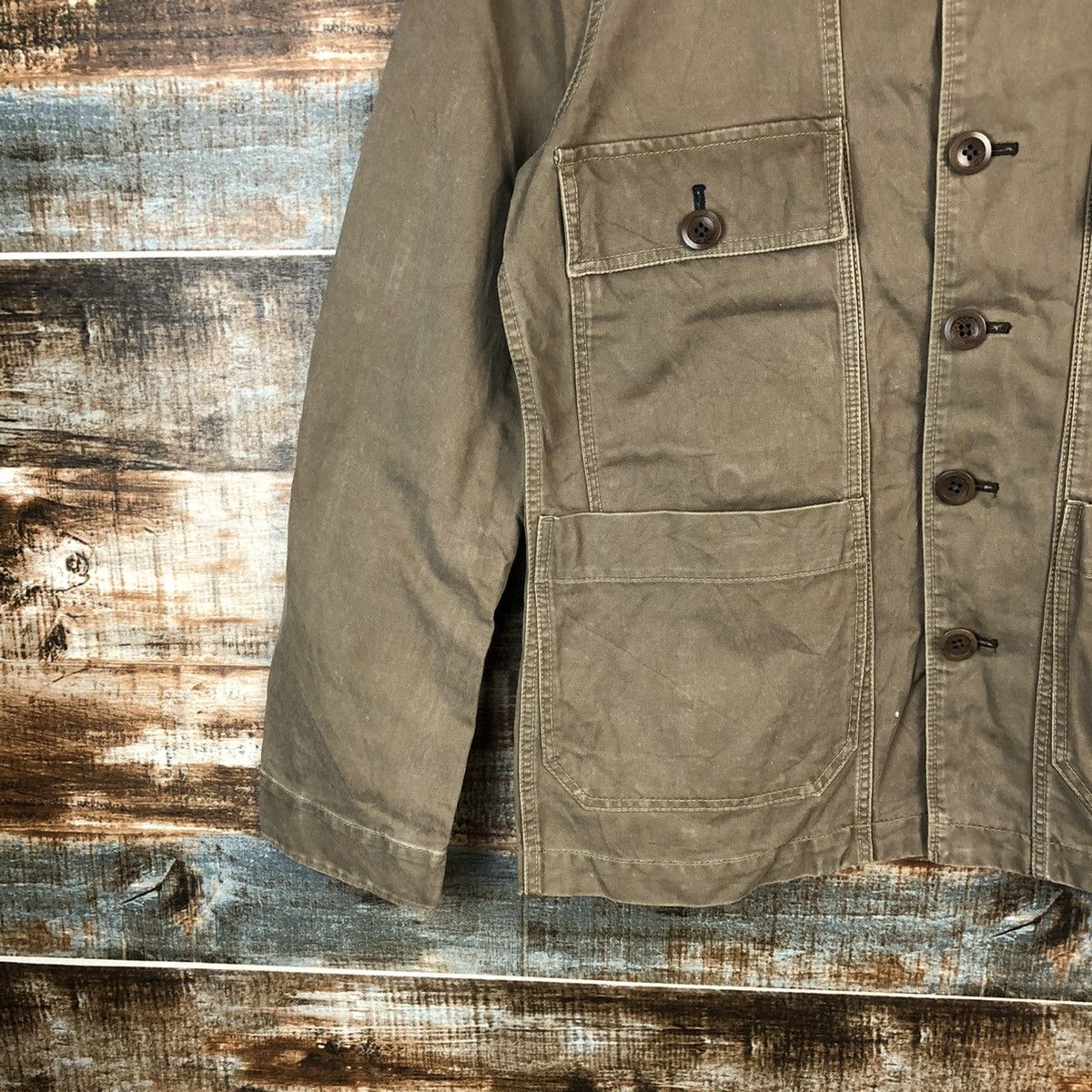 R.Newbold R.Newbold Brown denim jacket #A1613 Size US M / EU 48-50 / 2 - 7 Thumbnail
