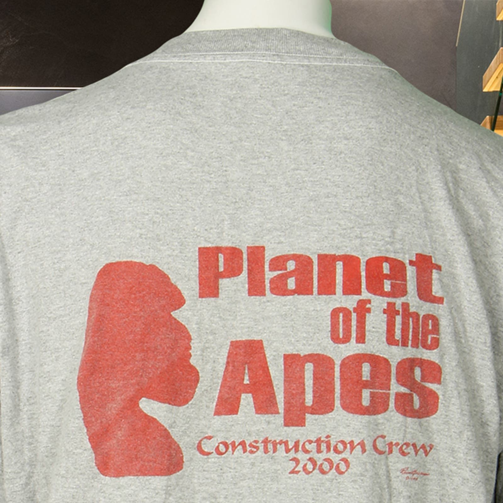 image of Vintage Planet Of The Apes Film Crew Promo Tee XL in Grey, Men's