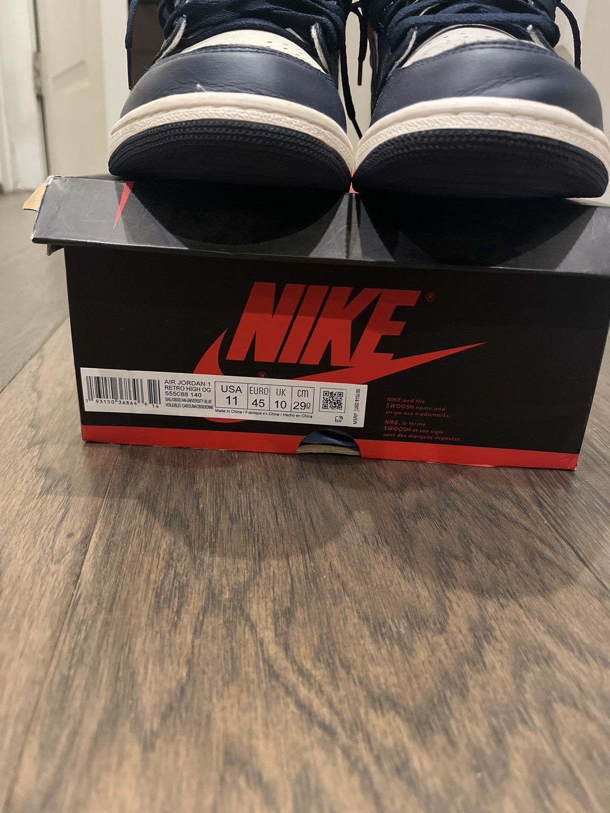 Jordan Brand Jordan 1 Obsidian Size US 11 / EU 44 - 7 Thumbnail