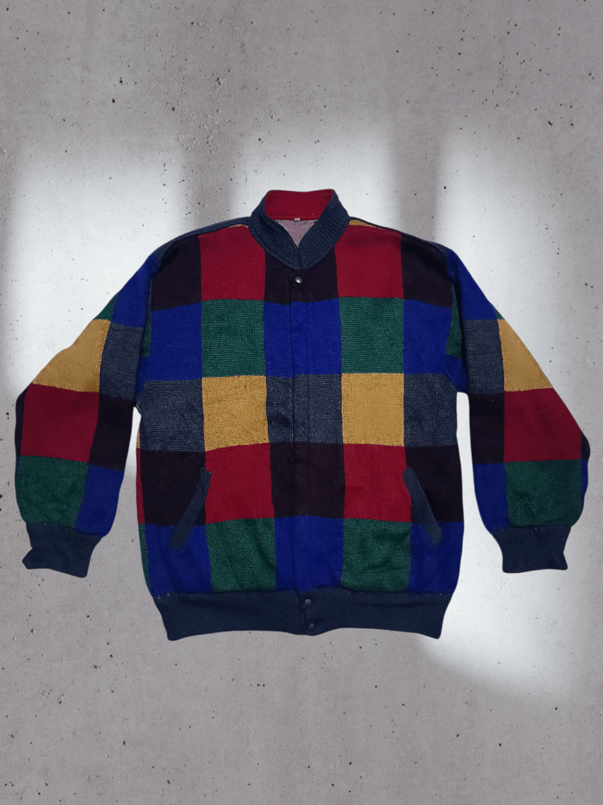 Other Vintage Knit Patchwork Multi Colour Size US L / EU 52-54 / 3 - 5 Thumbnail