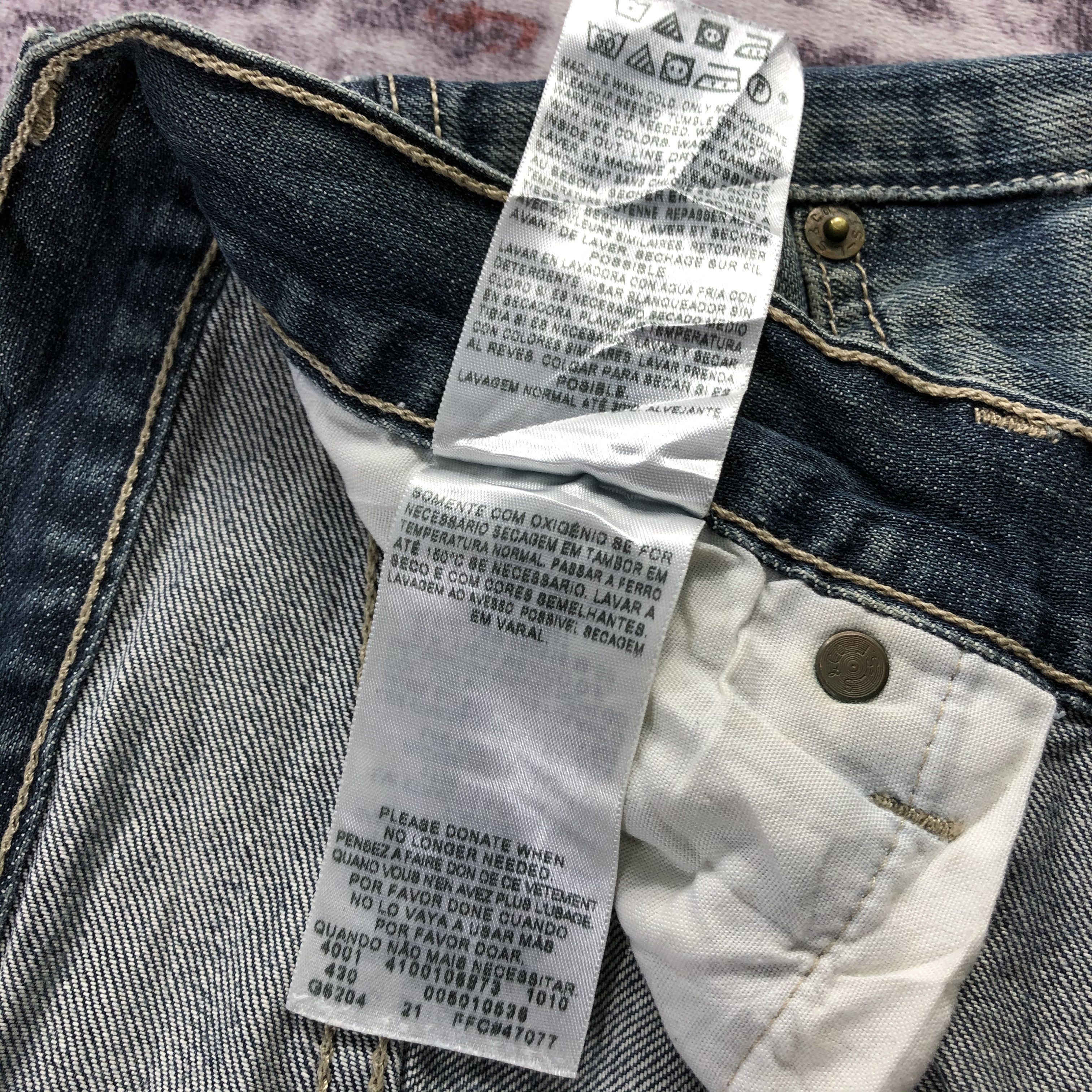 Levi's Vintage Blue Wash Levis 501 Jeans-JM3136 Size US 32 / EU 48 - 15 Thumbnail