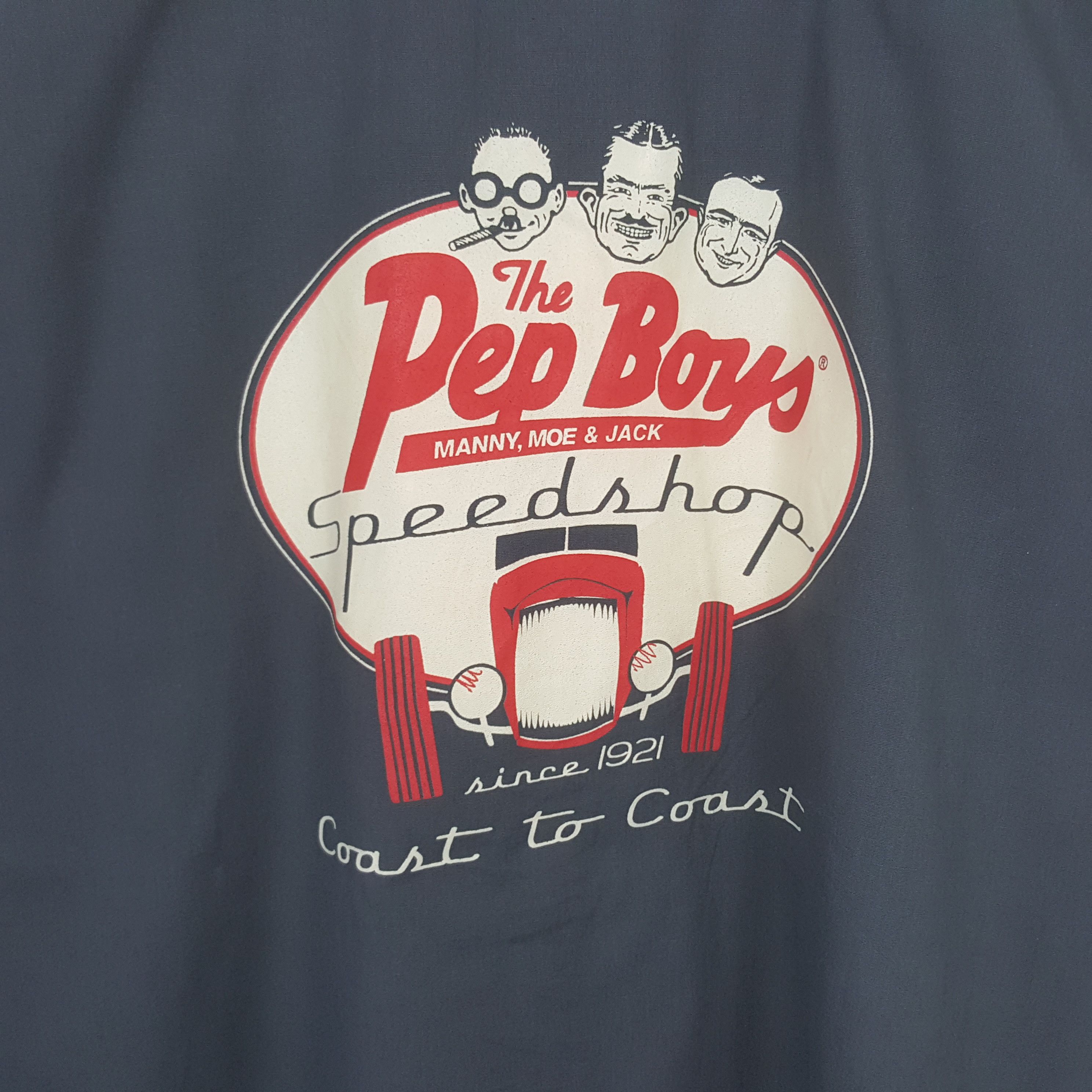 Dickies Vintage Dickies The Pep Boyo Bikers Work Tshirt RR6 Size US XXL / EU 58 / 5 - 2 Thumbnail