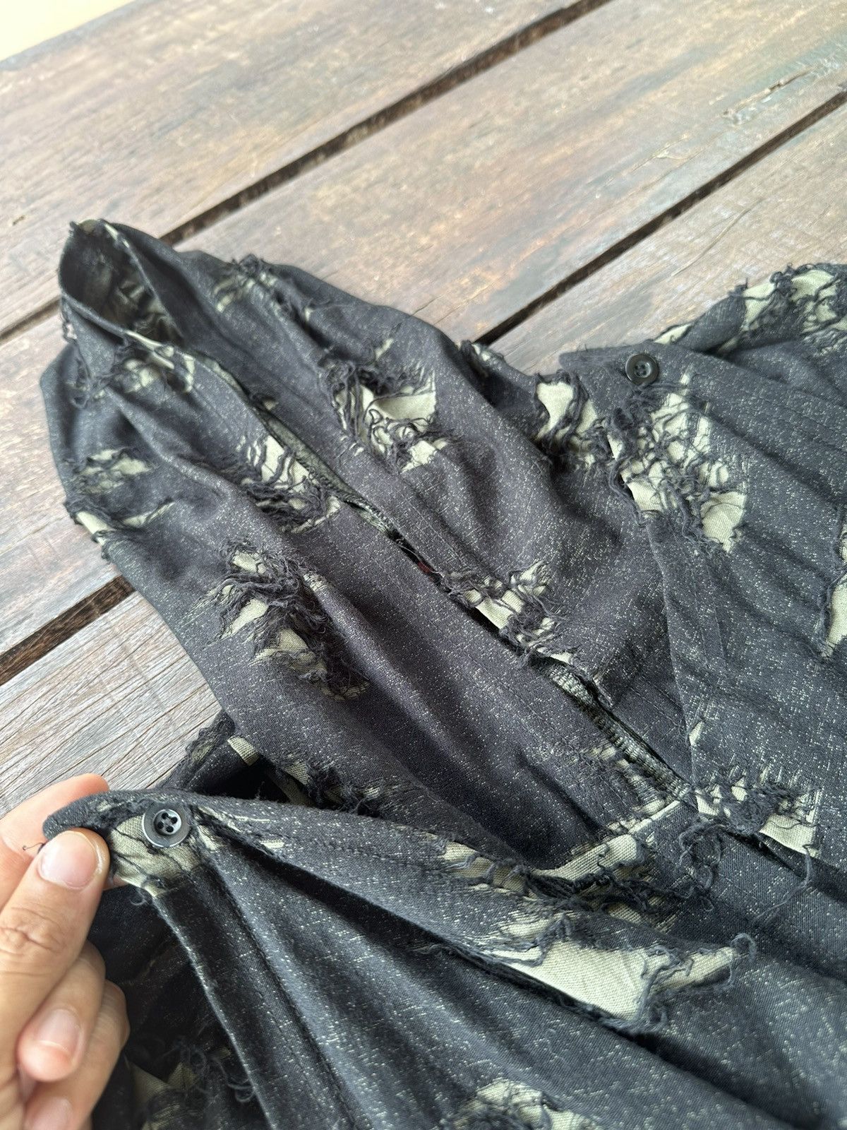 Japanese Brand Deorart made in devilcastle Cardigan design punk distressed Size S / US 4 / IT 40 - 4 Thumbnail