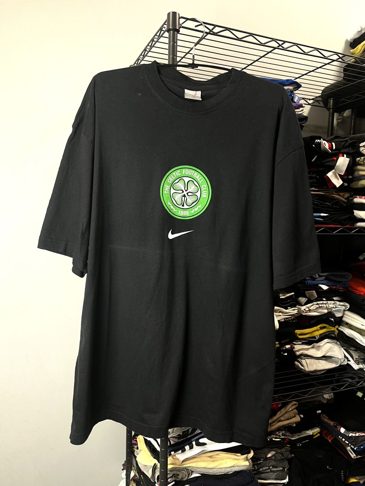 Nike 2000’s Vintage Nike Celtic Cemter Logo T Shirt Soccer Size US XXL / EU 58 / 5 - 1 Thumbnail