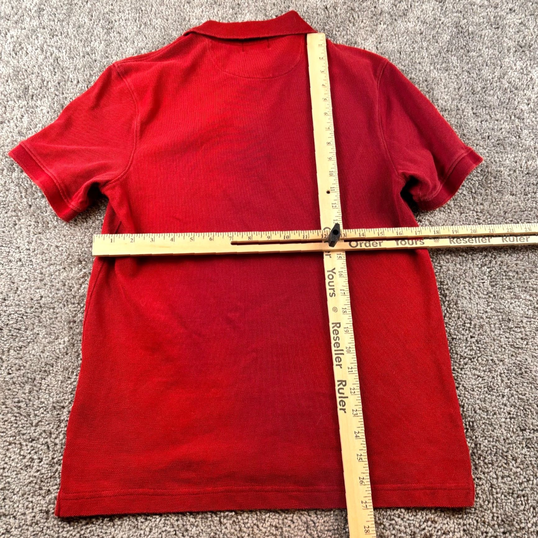 J.Crew J.CREW Pique Polo Shirt Men S Red Washed Knit Short Sleeve Classic Preppy Retro Beach Tennis Golf Netball Modern Outdoor Holiday Size US S / EU 44-46 / 1 - 5 Thumbnail