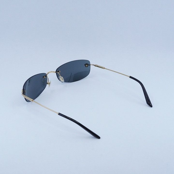 Versace Versace VE2279 100287 Rectangle Sunglasses - Gold Frame Size ONE SIZE - 6 Thumbnail