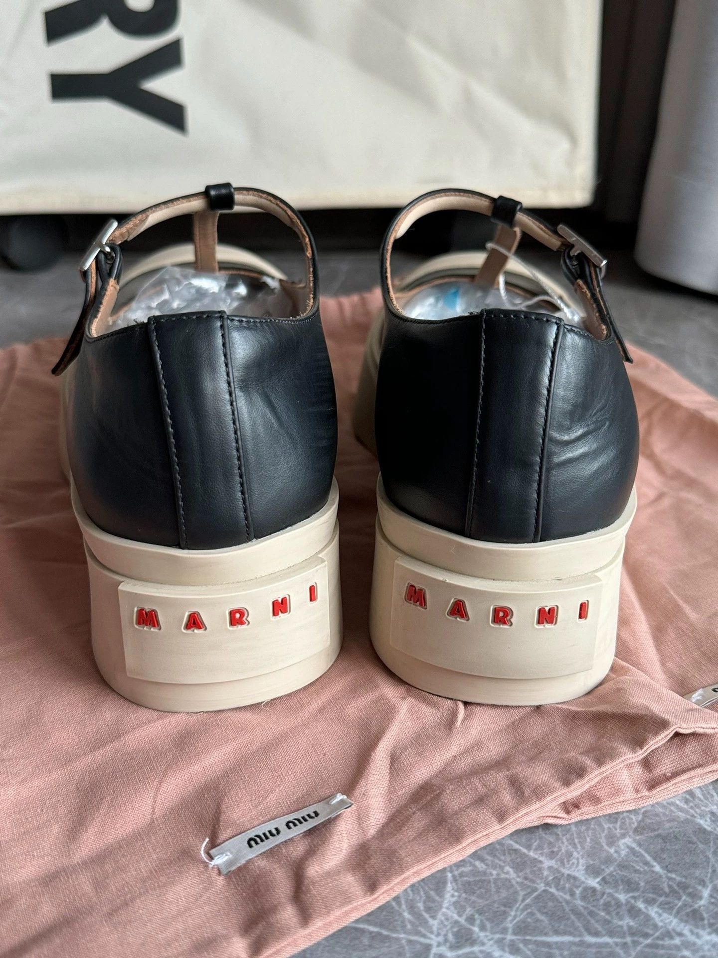 Marni Marni platform buckle Mary Jane black Size US 7.5 / IT 37.5 - 4 Thumbnail