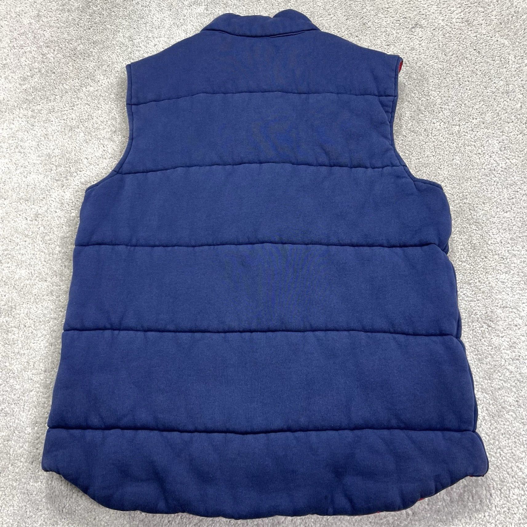 Ralph Lauren VINTAGE Polo Ralph Lauren Insulated Puffer Vest Mens Large Full Zip Navy Blue Flaw Button Size US L / EU 52-54 / 3 - 5 Thumbnail