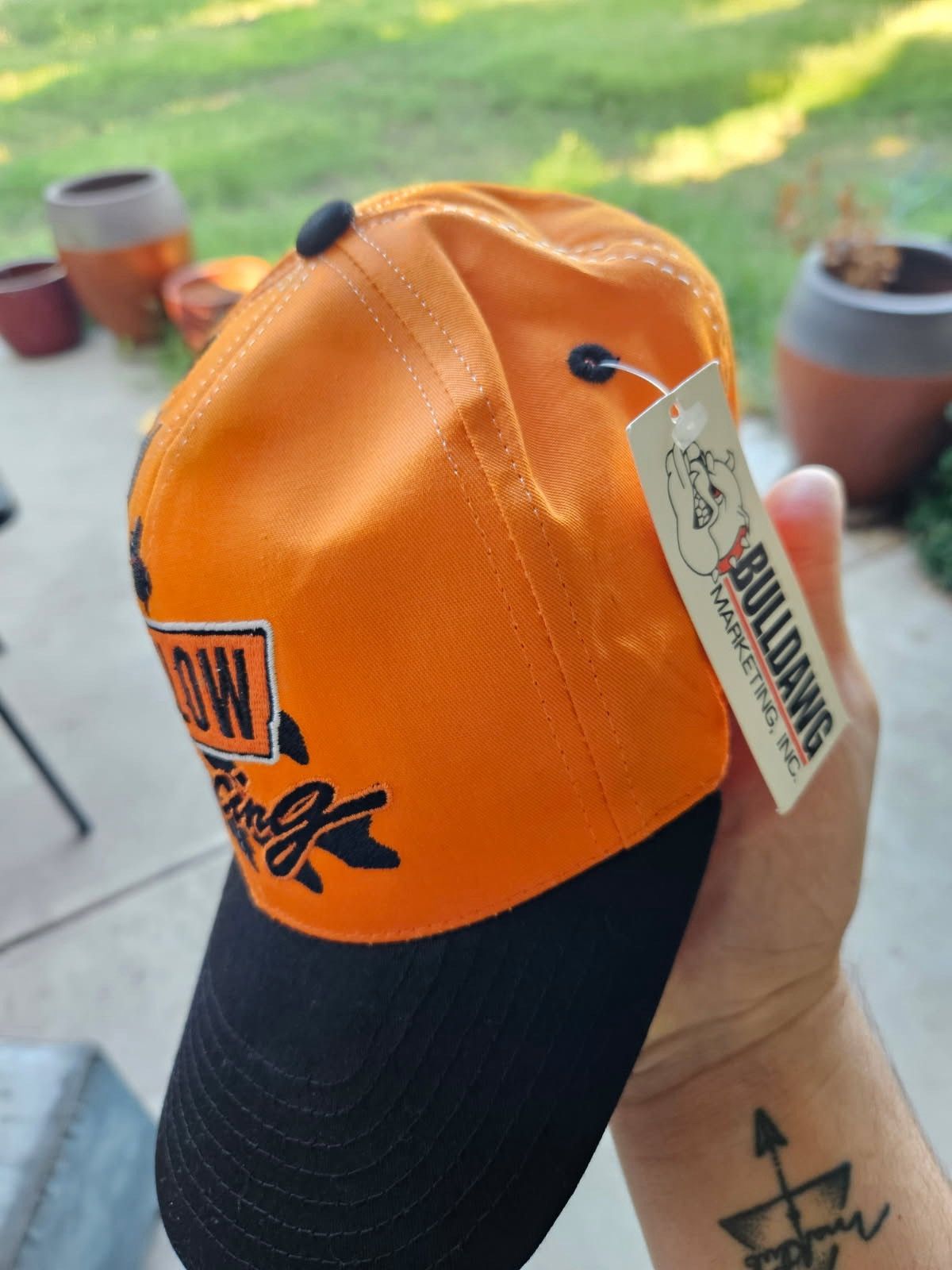 Other Yellow Racing BullDawg Racing Apperal NASCAR Hat Size ONE SIZE - 4 Thumbnail