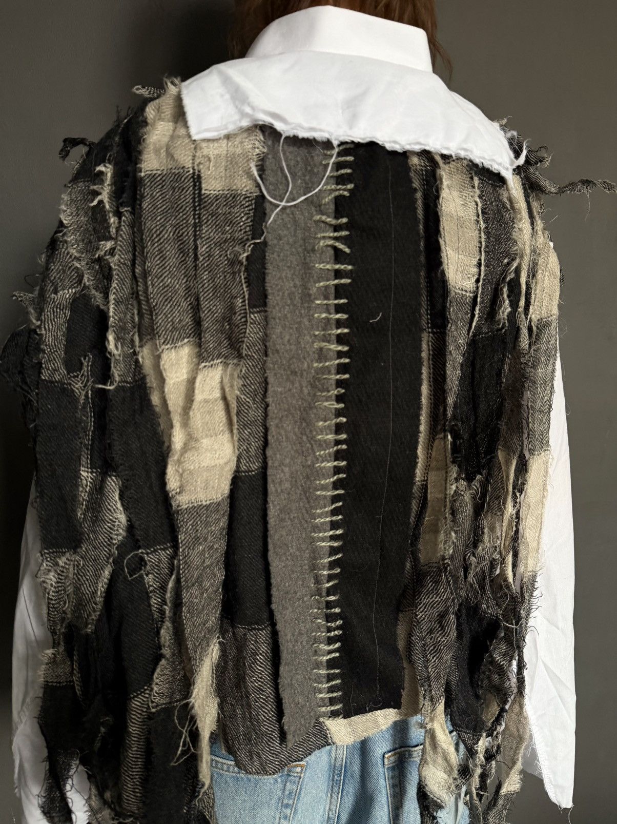 Handmade avant-garde shirt Size US L / EU 52-54 / 3 - 4 Thumbnail