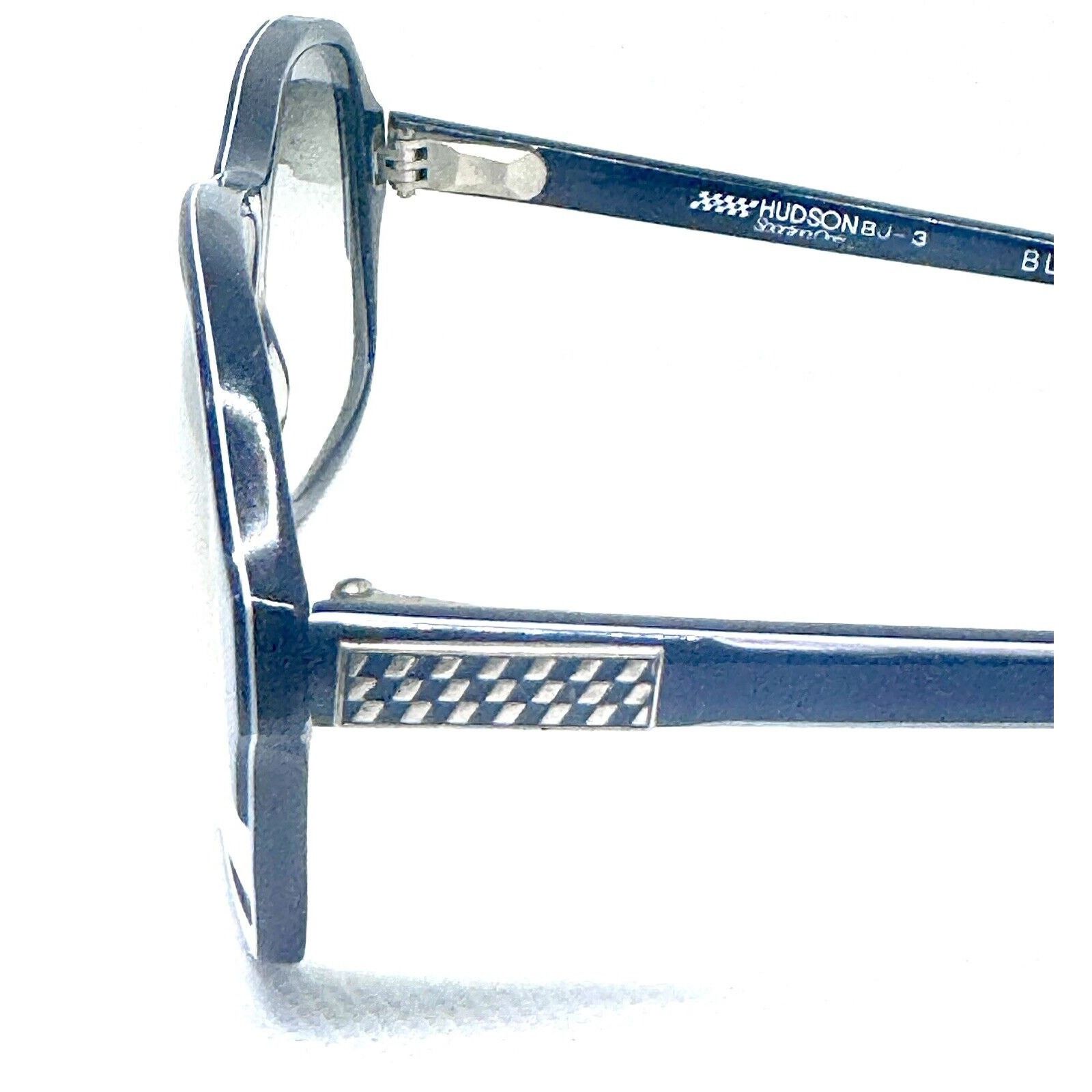 Other VINTAGE 1970 HUDSON OPTICS BJ-3 BLUE WHITE MOD AVIATOR RARE! Size ONE SIZE - 4 Thumbnail