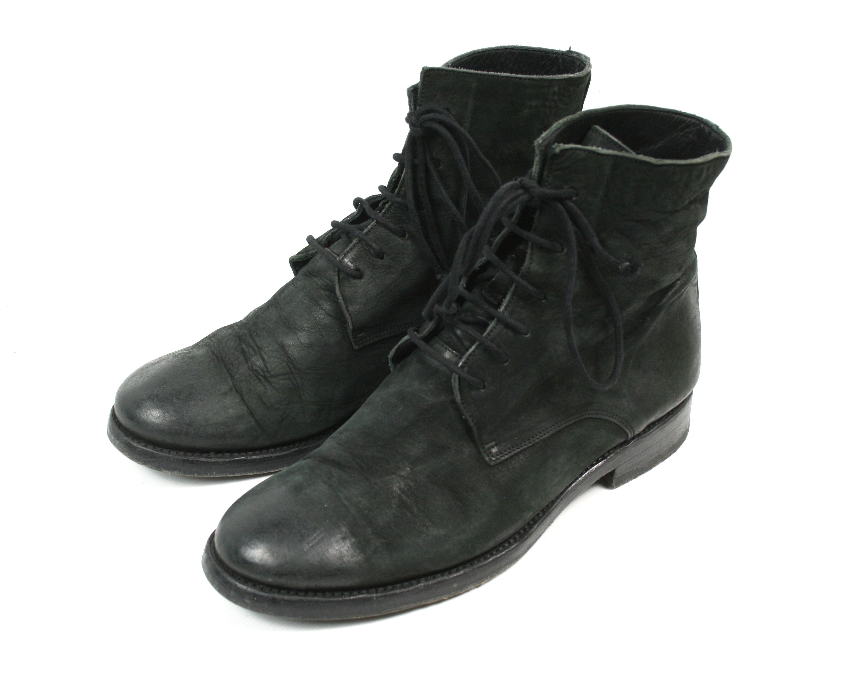 The Last Conspiracy Horse Leather Combat Mid Boots Size US 8 / EU 41 - 2 Thumbnail