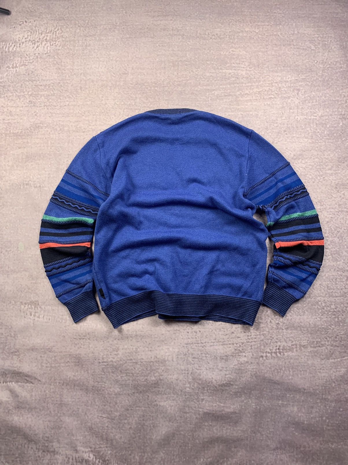 Carlo Colucci Vintage Coogi Style Sweater Carlo Colucci Knit 90s Y2K Cable Size US L / EU 52-54 / 3 - 7 Thumbnail