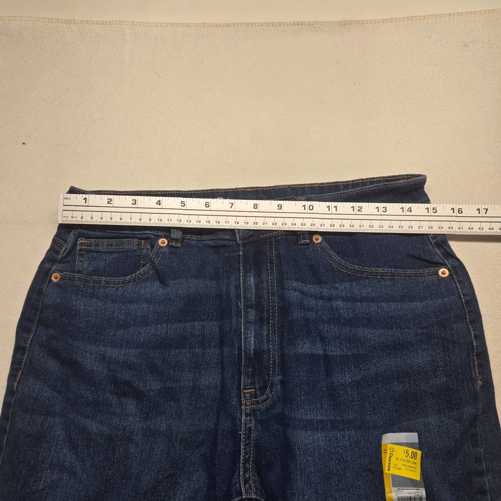 Vintage No Boundaries Jeans Denim Pants Adult Women's Size 11 Dark Wash Womens Size 32" / US 10 / IT 46 - 4 Thumbnail