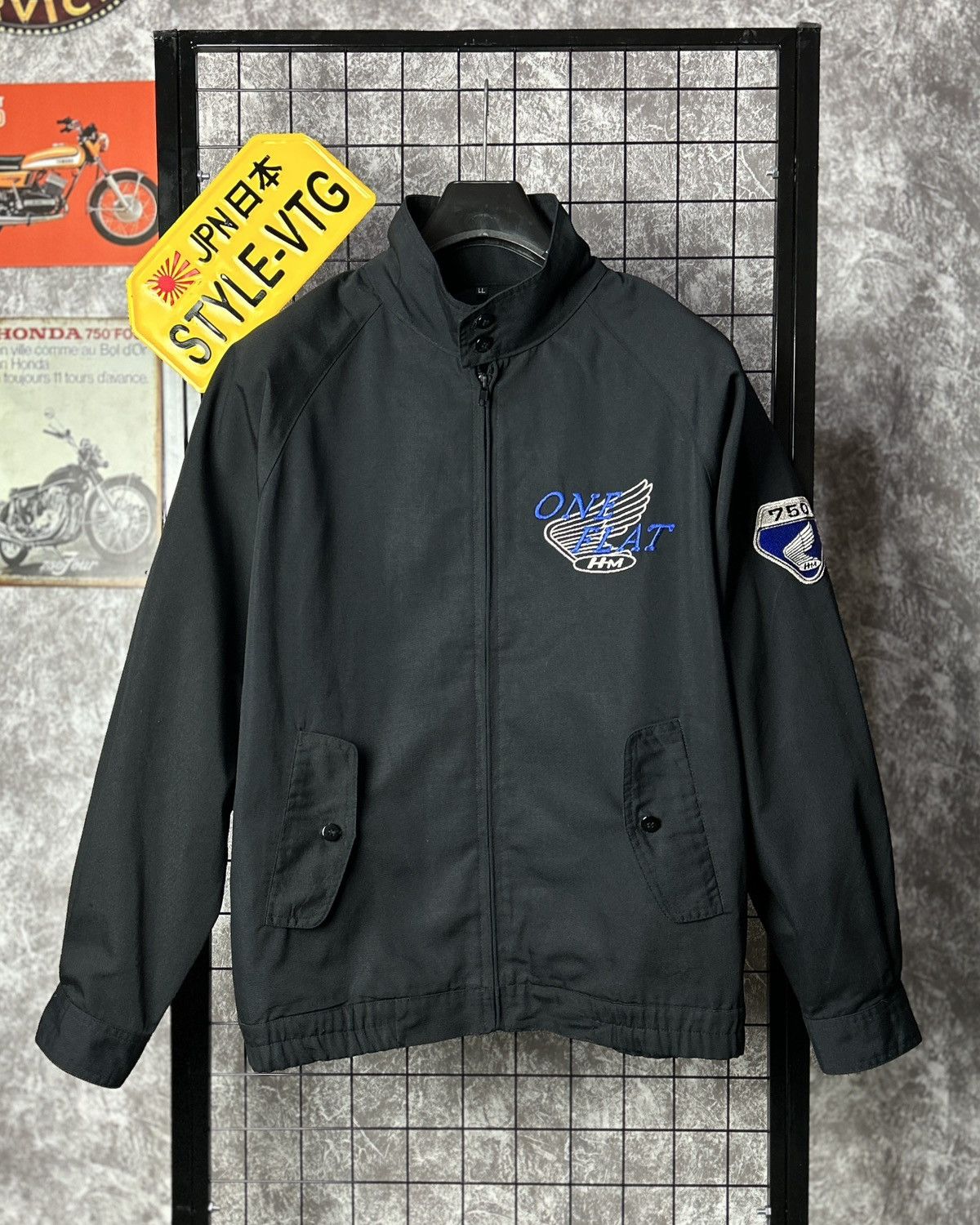Honda × Vintage Honda Hm Japan cb 750 four Vintage Racing jacket Size US L / EU 52-54 / 3 - 4 Thumbnail