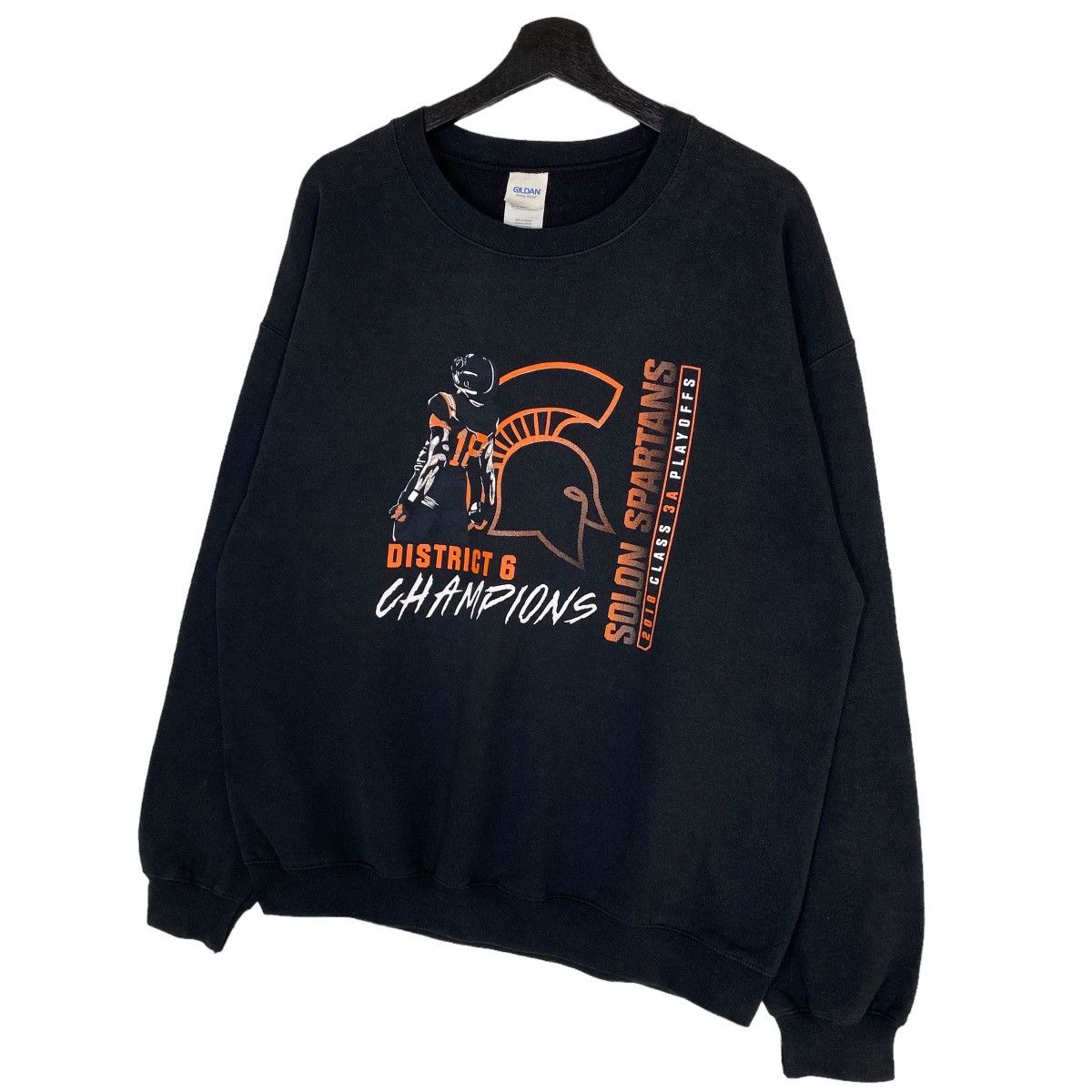 MLB × Vintage Vintage Solon High School Spartan Sweatshirt Size US L / EU 52-54 / 3 - 4 Thumbnail