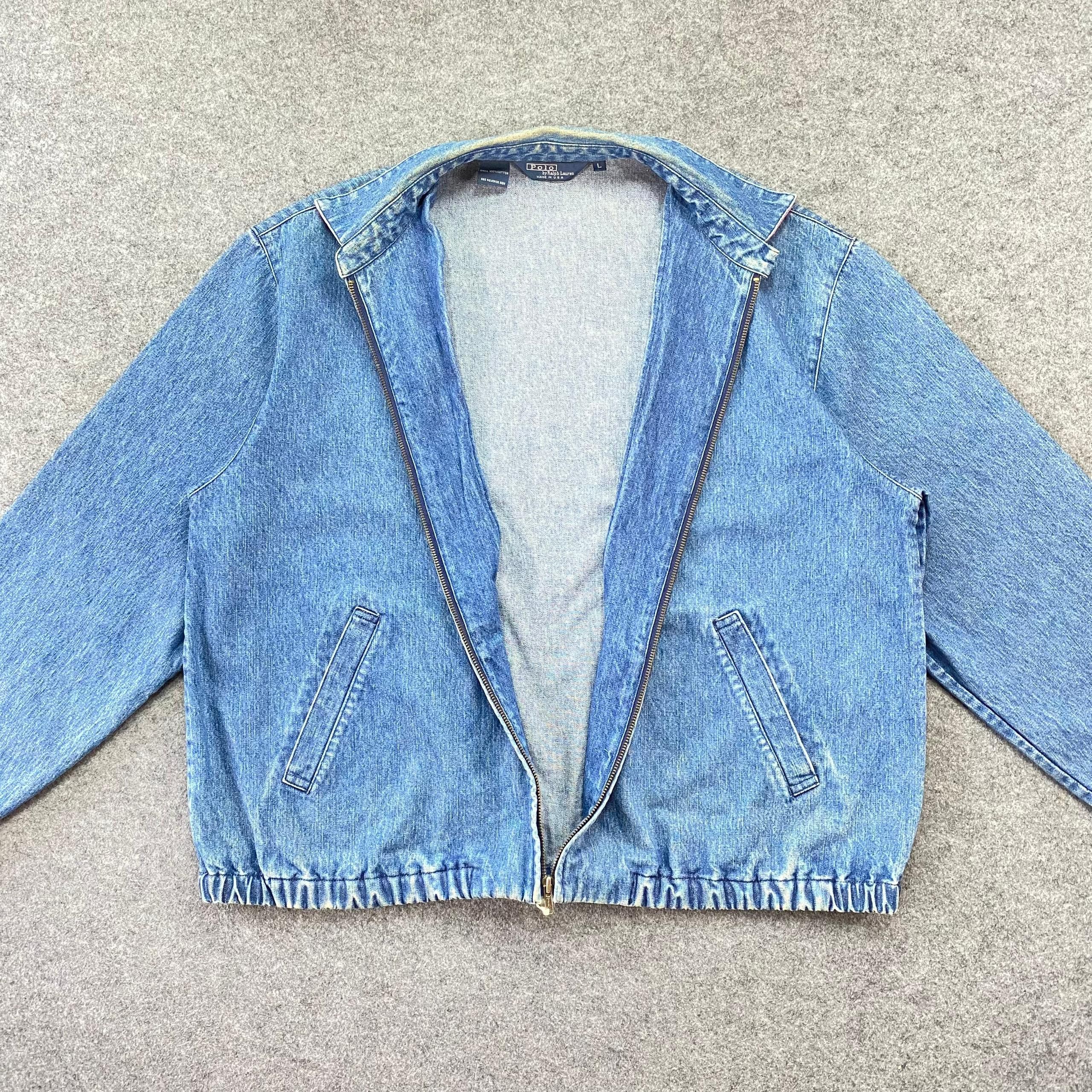 Polo Ralph Lauren Vintage Polo Ralph Lauren Denim Jacket Size US L / EU 52-54 / 3 - 3 Thumbnail