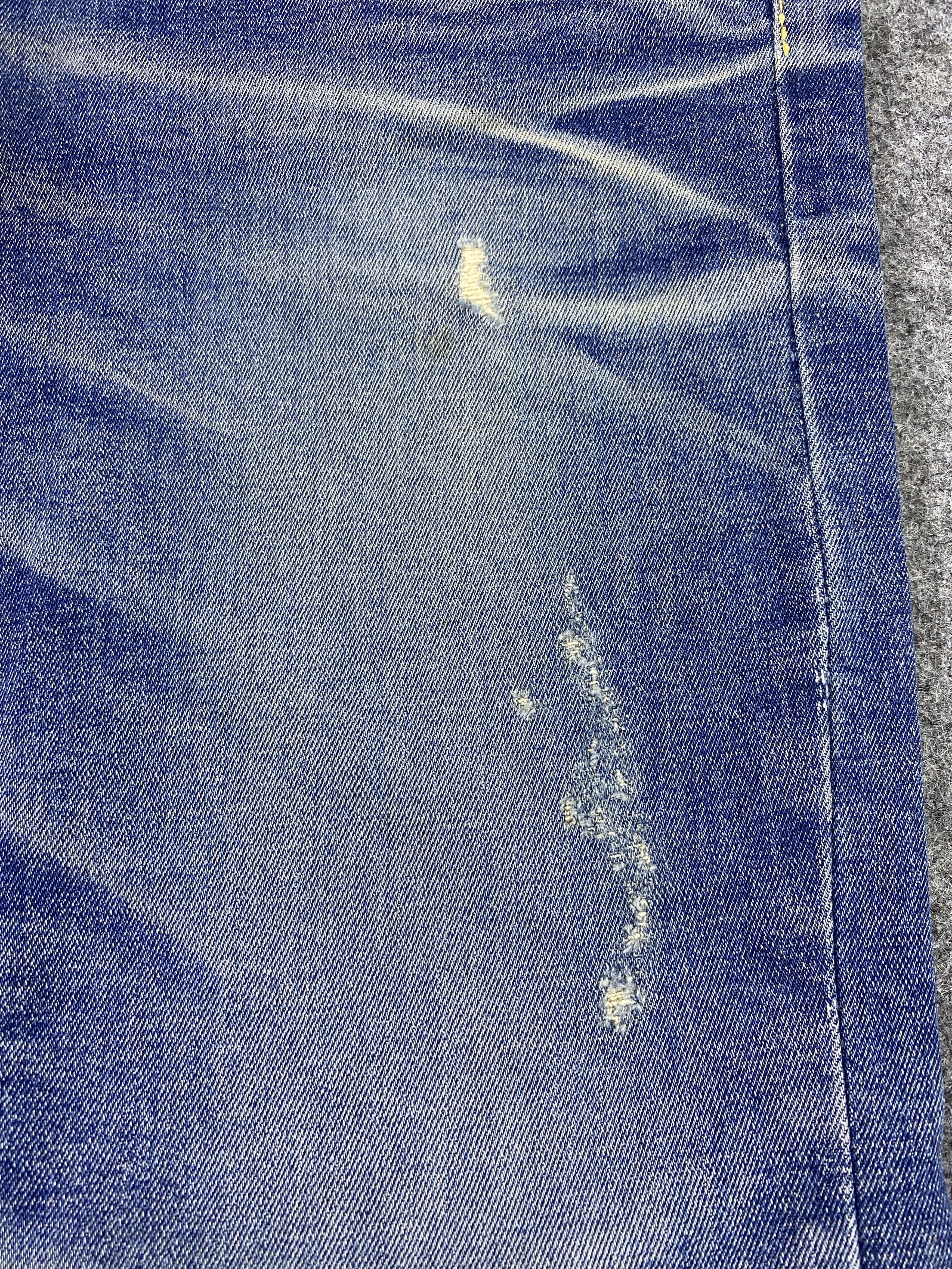 Japanese Brand Japanese Brand DPSR Distressed Blue Wash Denim - J1080 Size US 32 / EU 48 - 8 Thumbnail