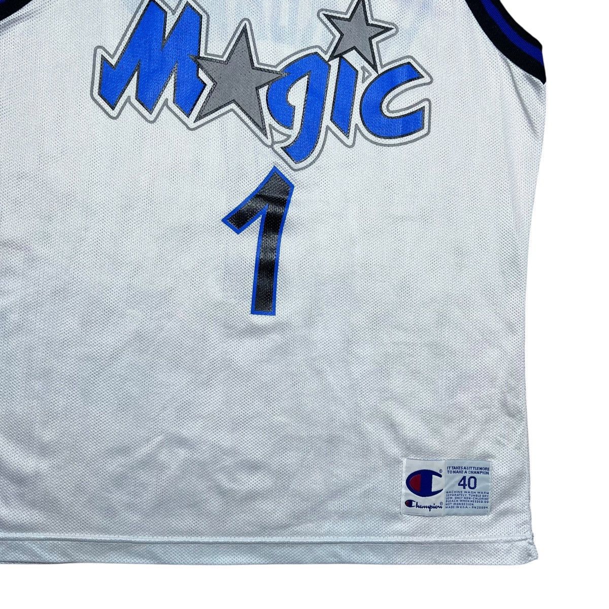 Champion 90s NBA Orlando Magic Penny Hardaway Champion White Jersey Size US L / EU 52-54 / 3 - 8 Thumbnail