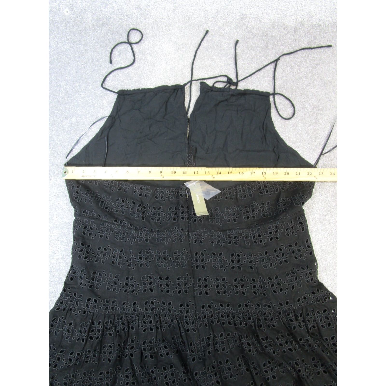 J.Crew J.Crew Dress Womens 3XL Black Embroidered Halter A-Line Short Dress 22 3XL Women Womens Size XXL / US 16-18 / IT 52-54 - 6 Thumbnail