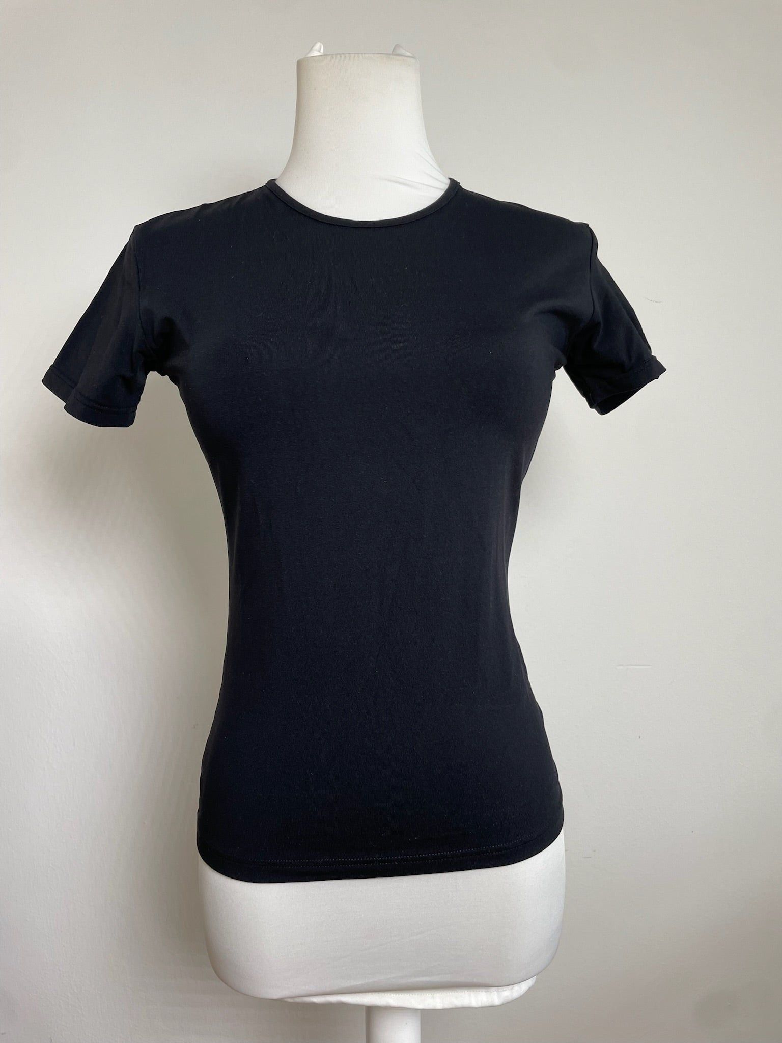 Fendi Vintage Cotton T Shirt Black Size XS / US 0-2 / IT 36-38 - 1 Thumbnail