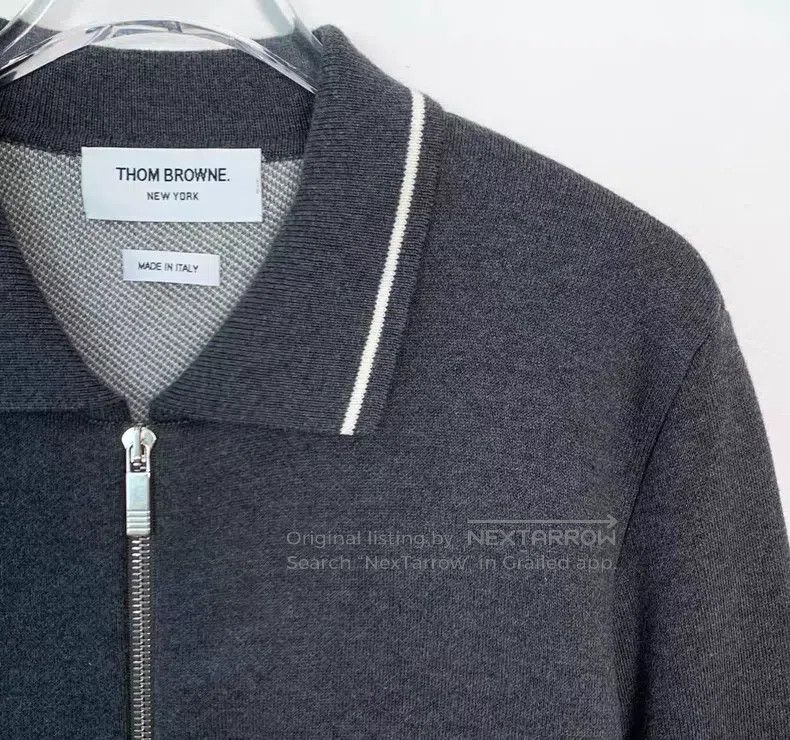 Thom Browne Thom Browne T-shirt zip coat Size US XS / EU 42 / 0 - 3 Thumbnail