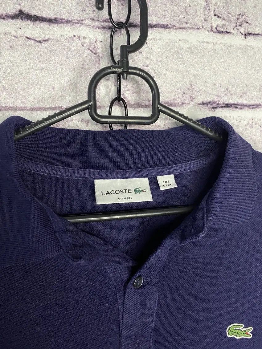 Lacoste 🫐Men's polos t-shirt Lacoste slim fit vintage old money 🫐 Size US XL / EU 56 / 4 - 5 Thumbnail